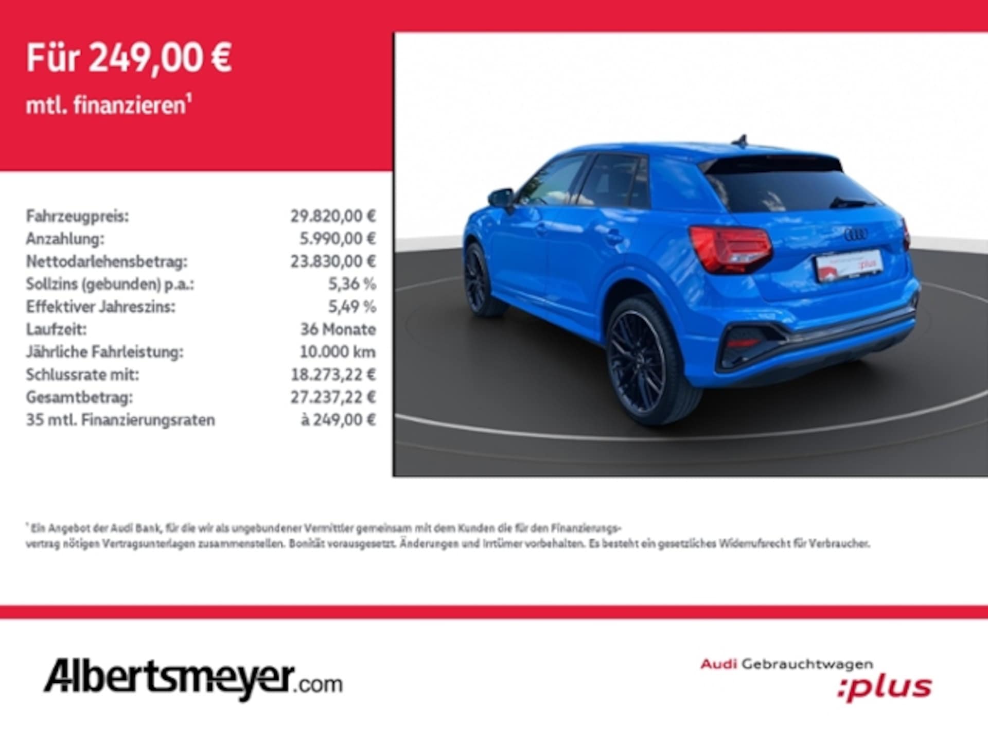 Audi Q2 S line