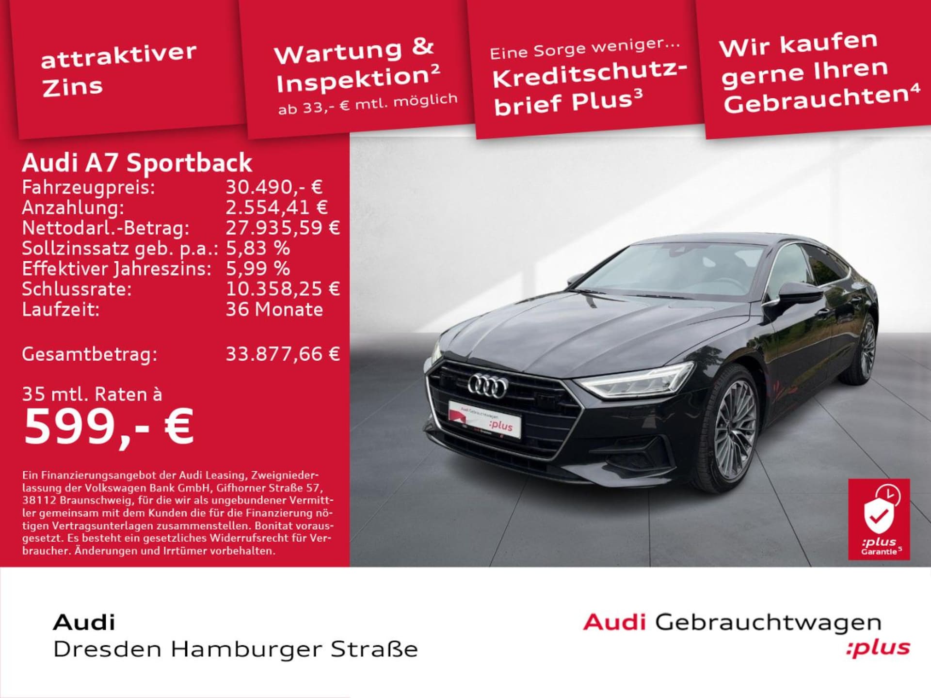 Audi A7 Sportback TFSI e