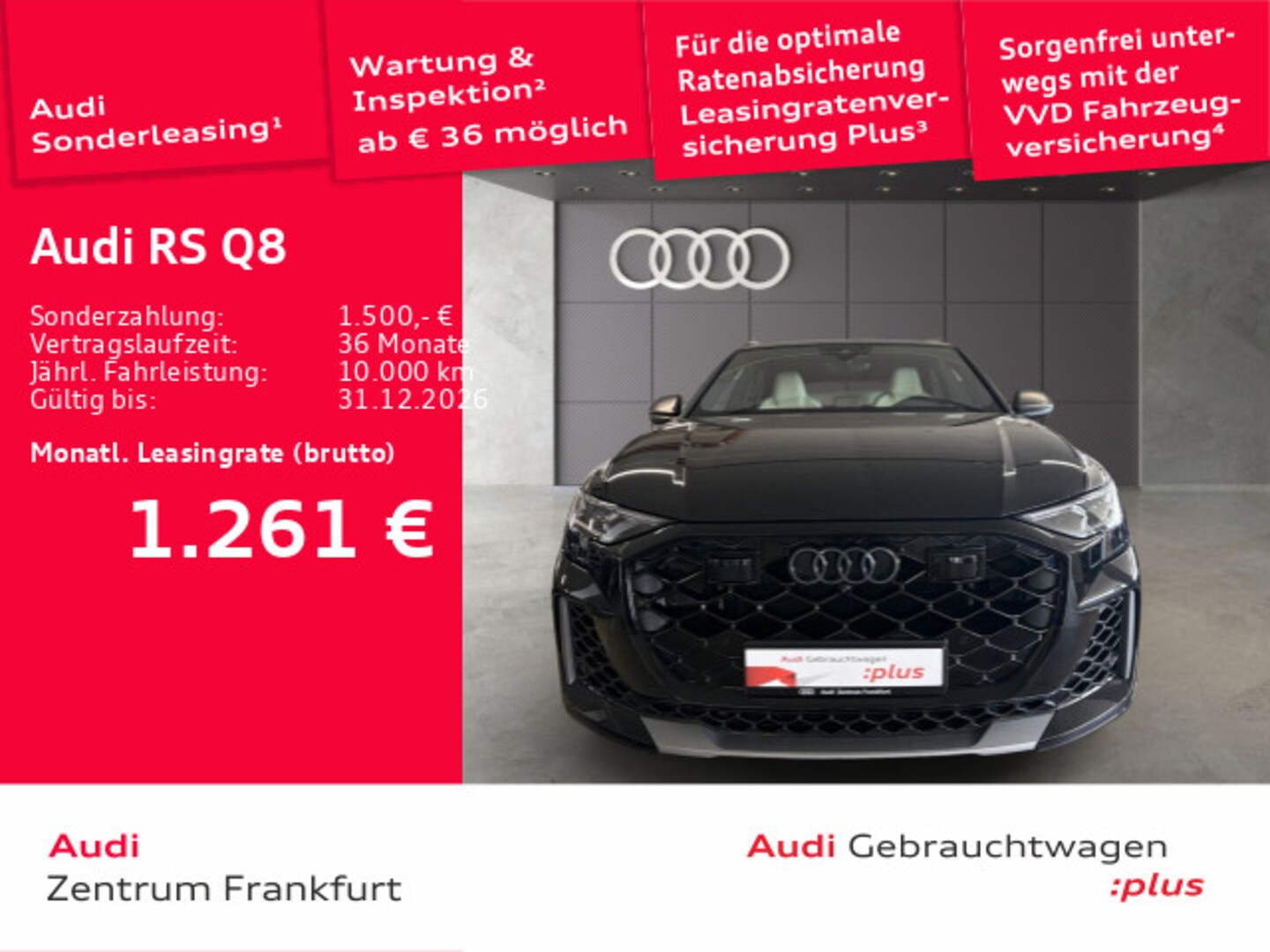 Bild über Audi RS Q8 SUV TFSI quattro 471 kW tiptronic - für weitere Informationen kontaktieren Sie den Audi Partner