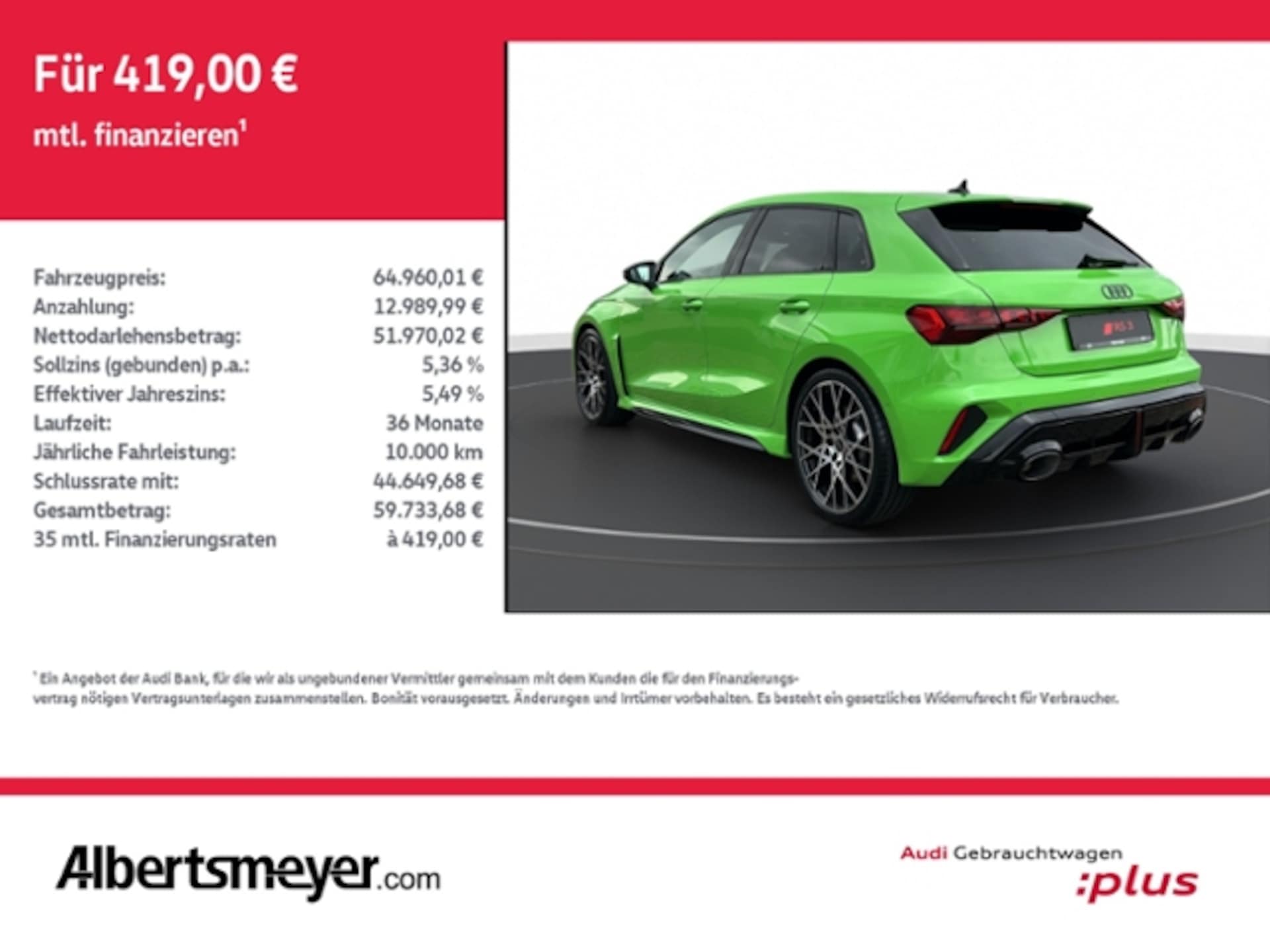 Audi RS 3 Sportback