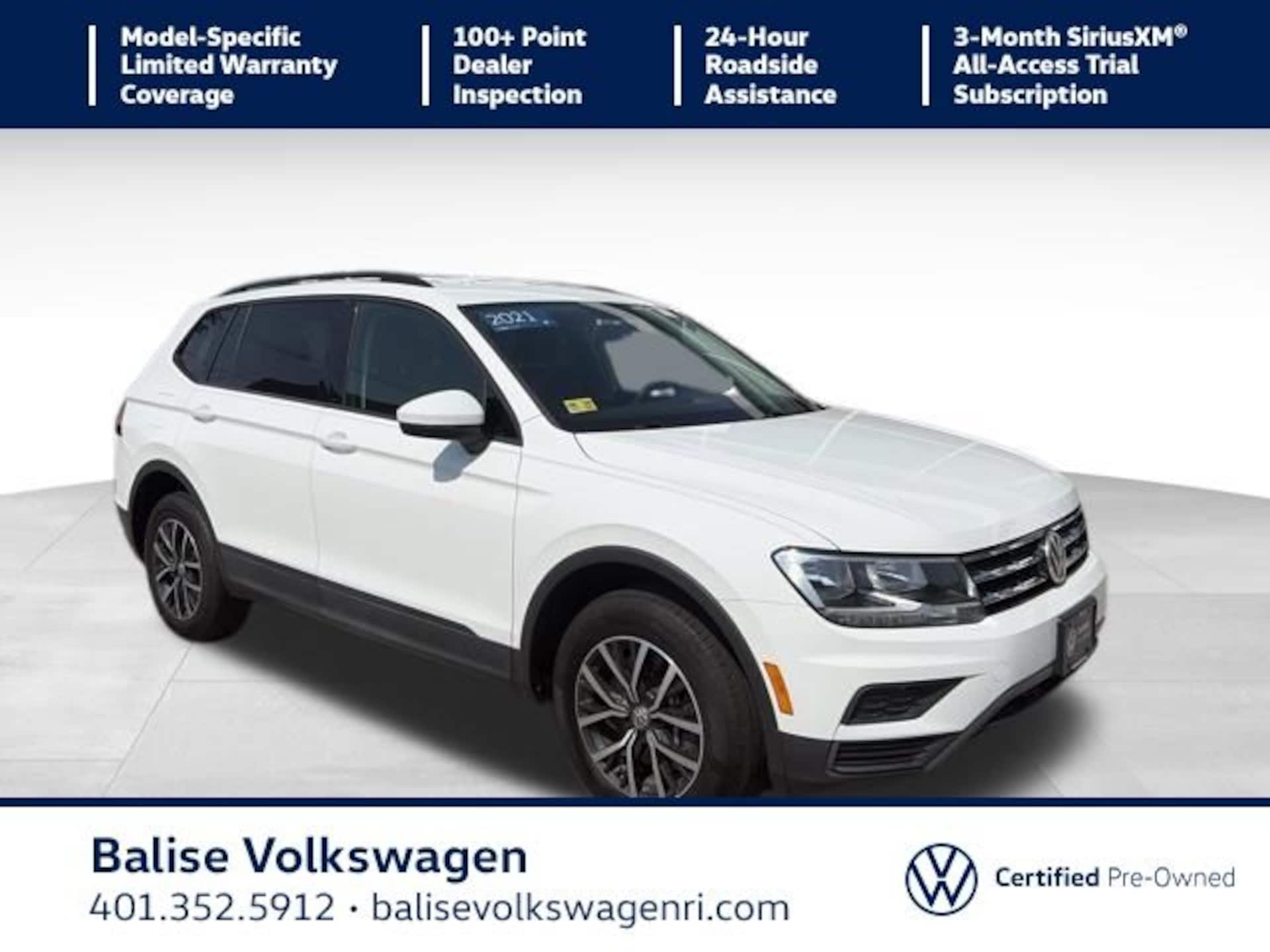 2021 Volkswagen Tiguan S with 4MOTION® 2.0L Turbo 8-speed automatic
