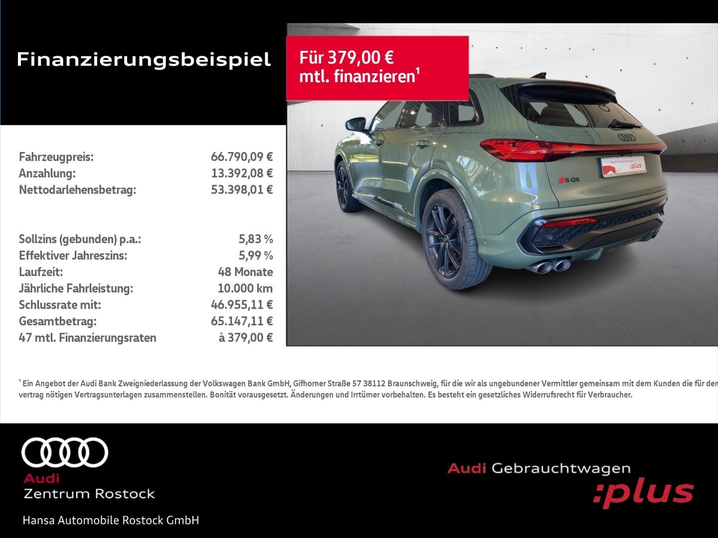 Bild über Audi SQ5 SUV TFSI 270 kW S tronic - für weitere Informationen kontaktieren Sie den Audi Partner