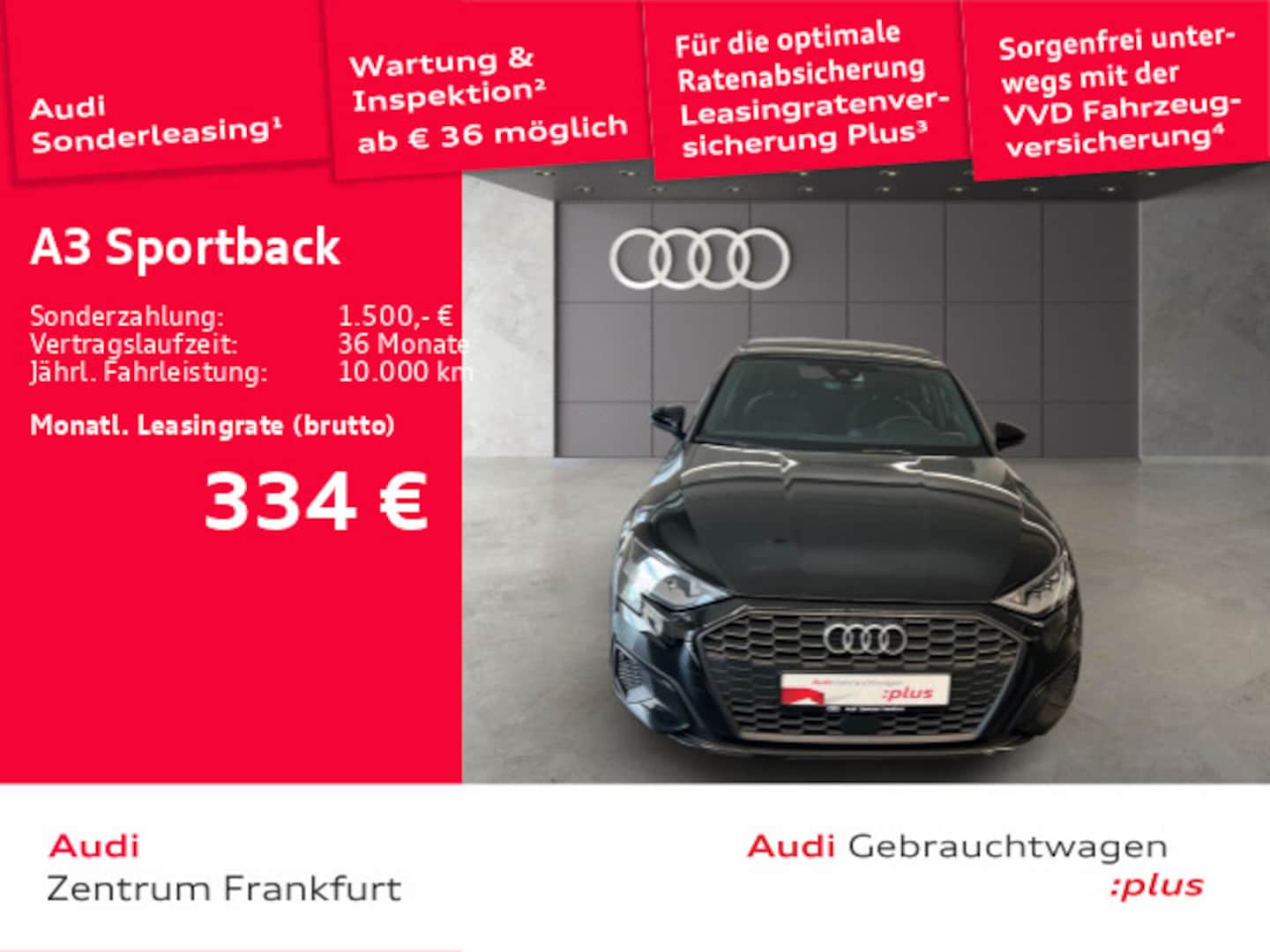 Bild über Audi A3 Sportback 35 TFSI S tronic - für weitere Informationen kontaktieren Sie den Audi Partner