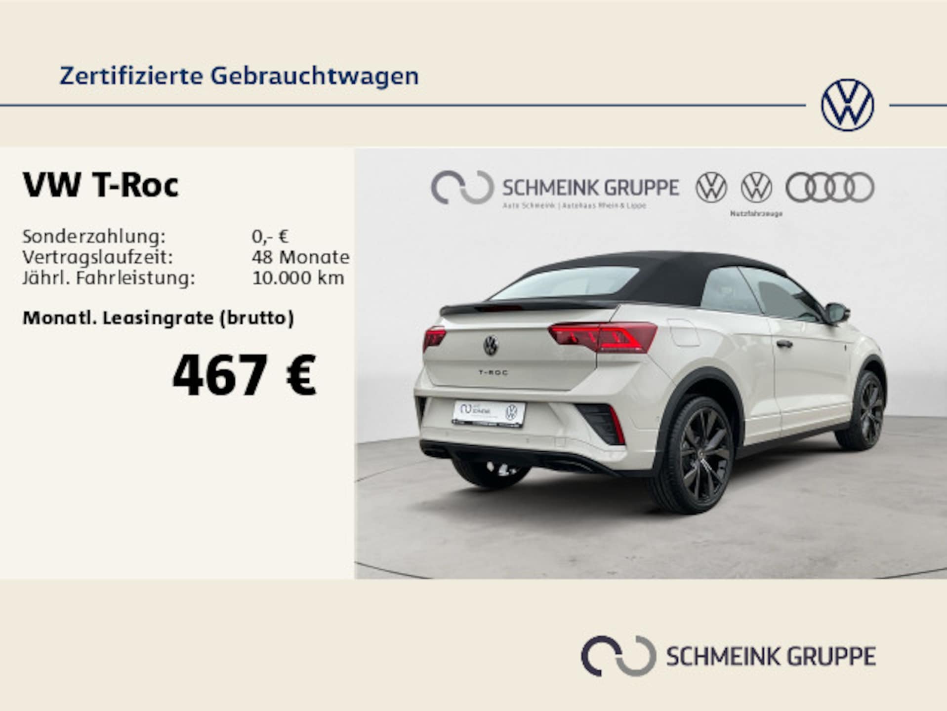 Volkswagen T-Roc Cabriolet R-Line