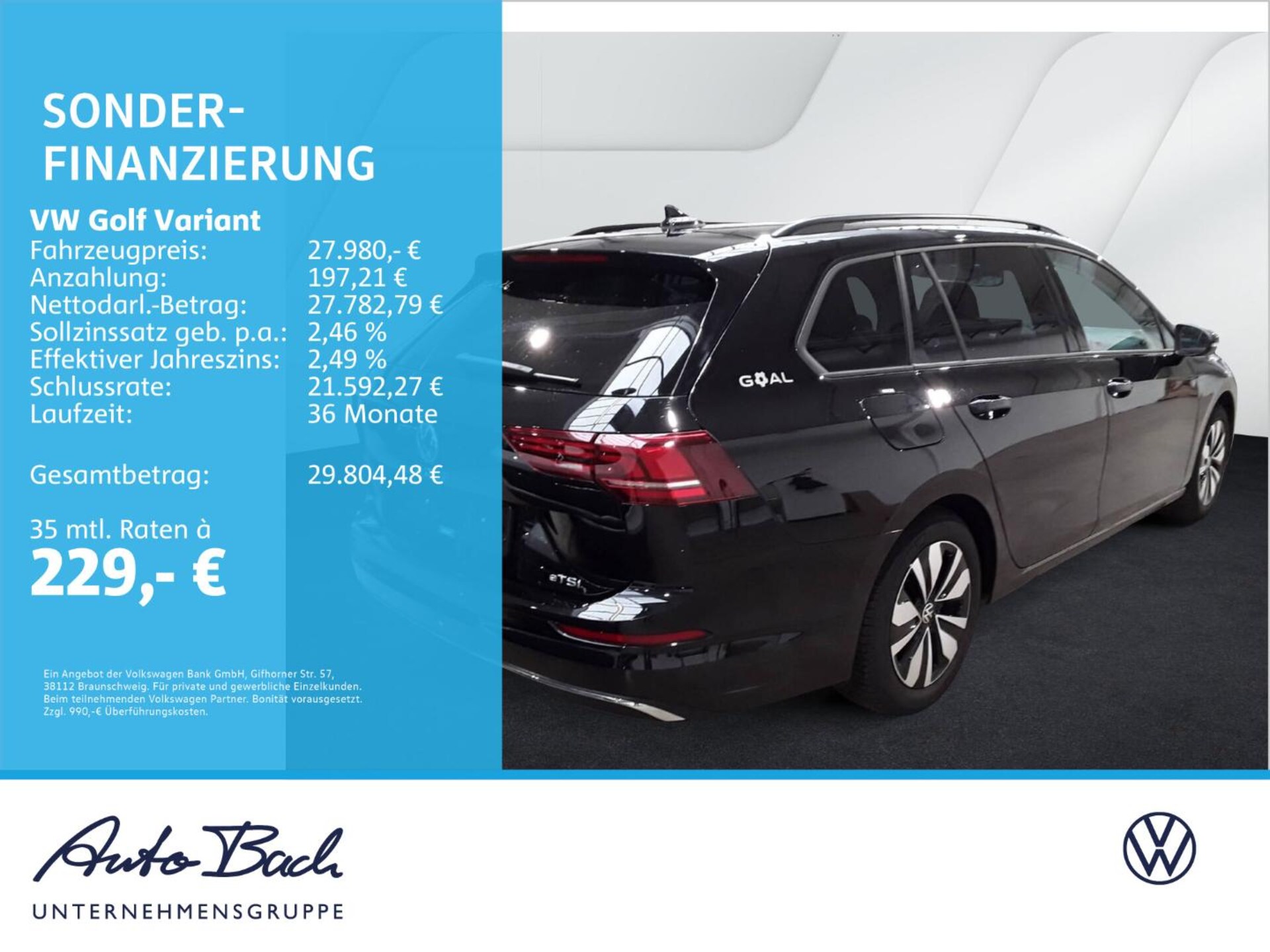 Volkswagen Golf Variant Goal