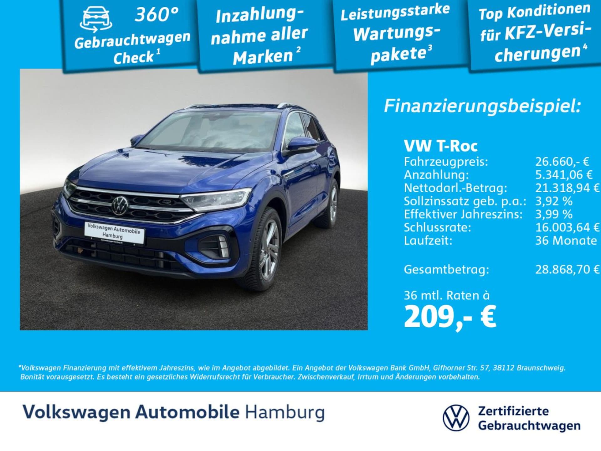 Volkswagen T-Roc R-Line