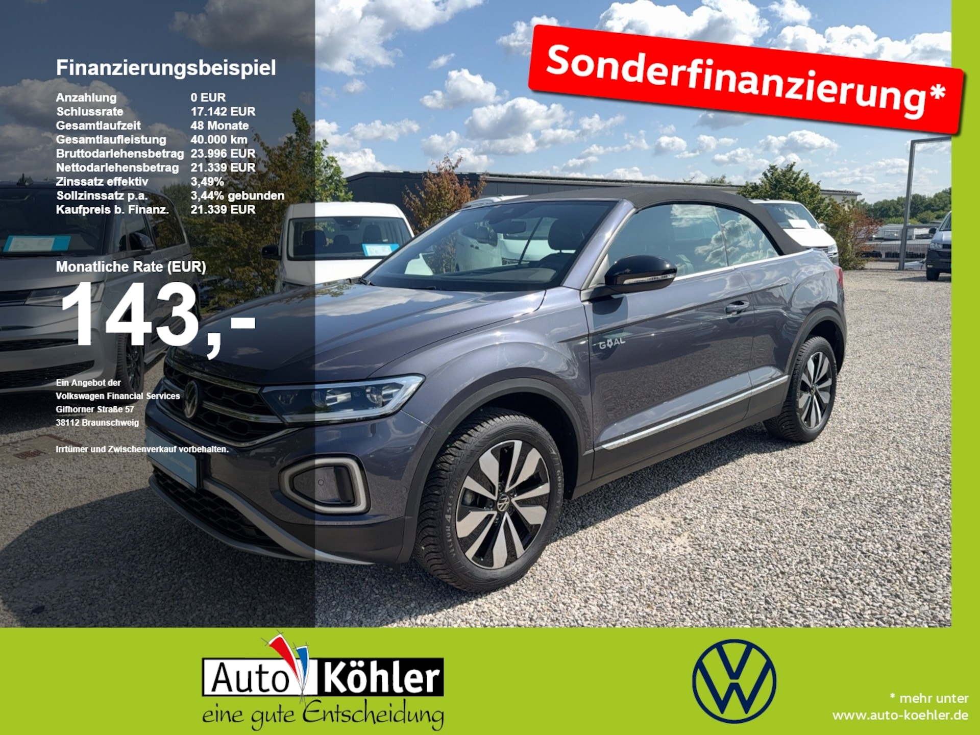 Volkswagen T-Roc Cabriolet Style