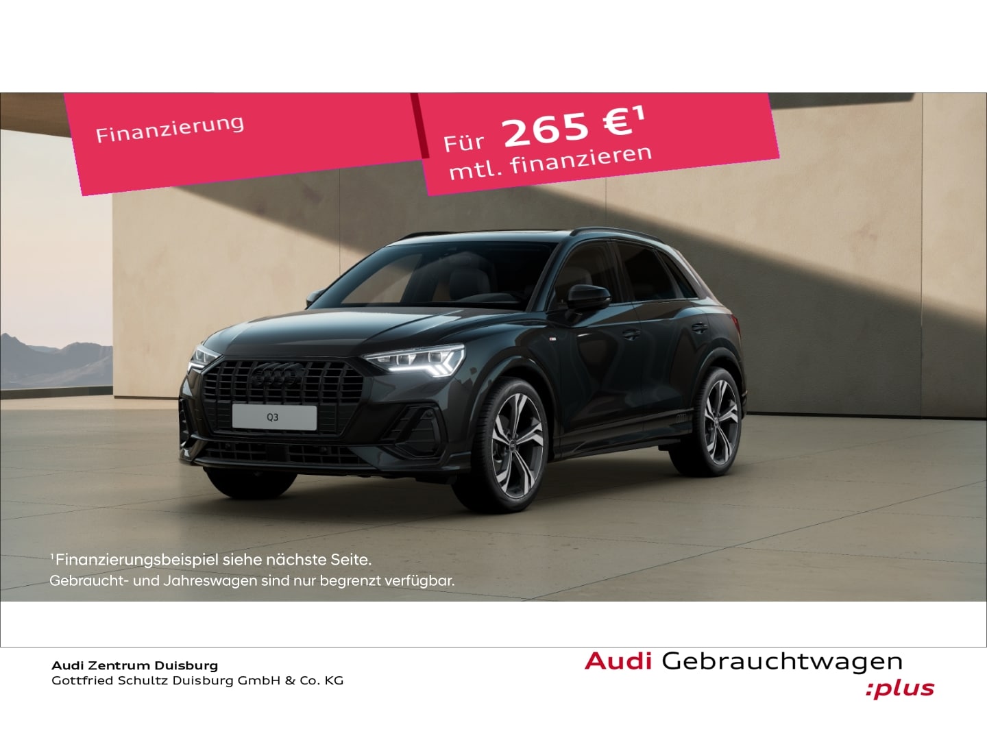 Bild über Audi Q3 S line 35 TFSI S tronic - für weitere Informationen kontaktieren Sie den Audi Partner
