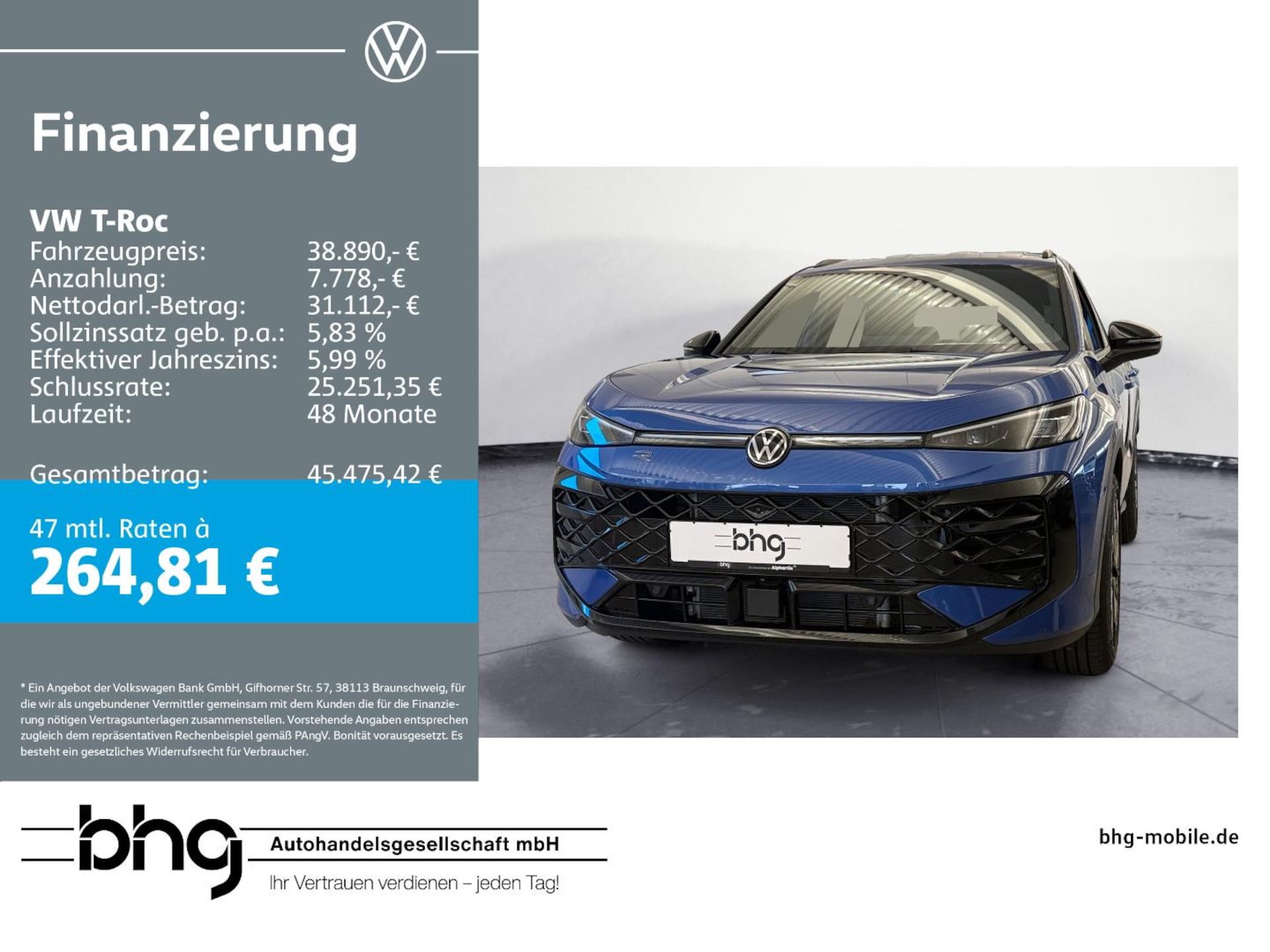 Volkswagen T-Roc R-Line