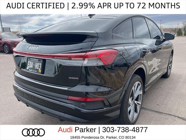 Used 2024 Audi Q4 Sportback e-tron Premium with VIN WA122BFZ0RP008490 for sale in Parker, CO