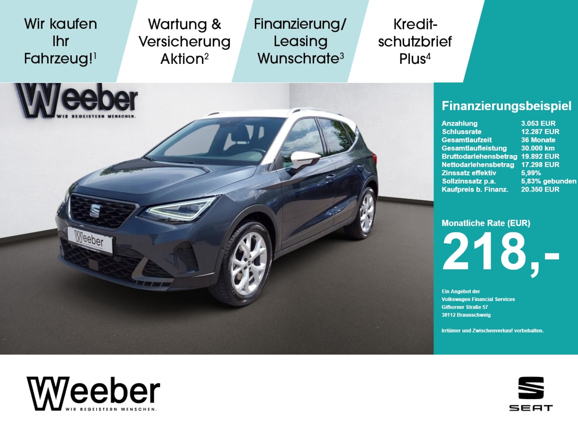 Seat Arona 2024 — *AHK*NAVI*LED*KAMERA*ACC*SHZ*VIRTUAL*