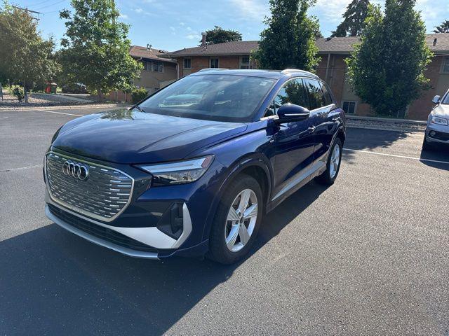 Used 2023 Audi Q4 e-tron Premium with VIN WA1K2BFZ3PP055963 for sale in Richfield, Minnesota