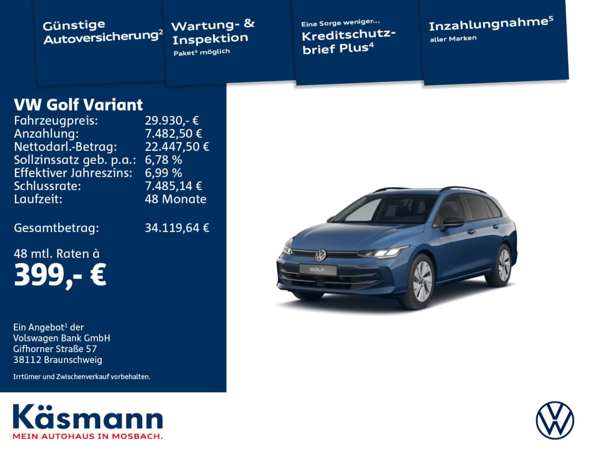 Volkswagen Golf Variant ENERGY