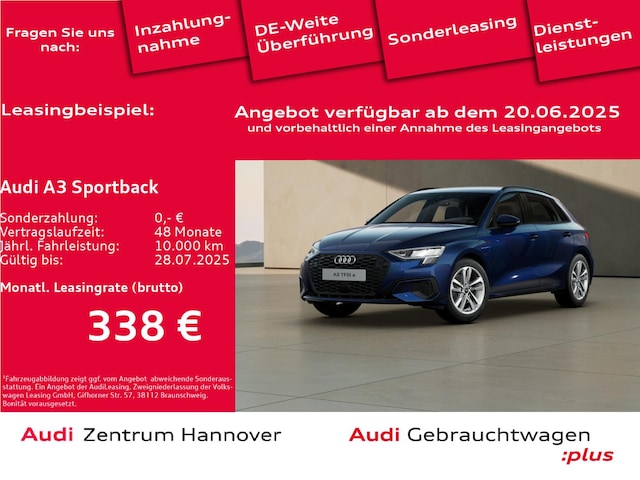 Audi A3 Sportback TFSI e
