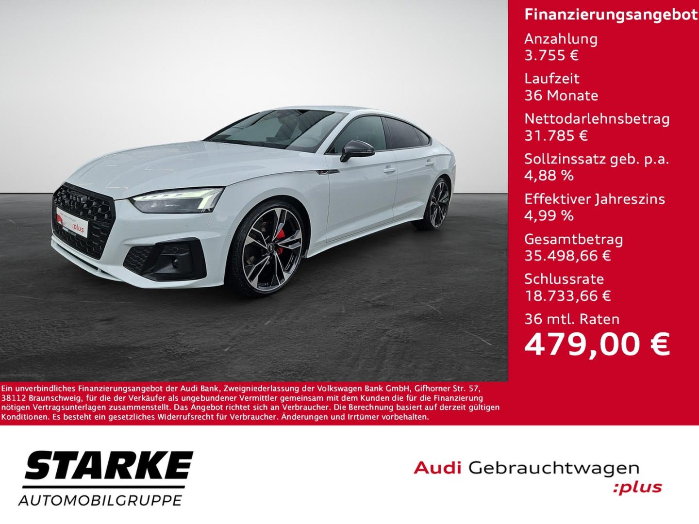 Image about Audi A5 Sportback 40 TDI quattro S tronic