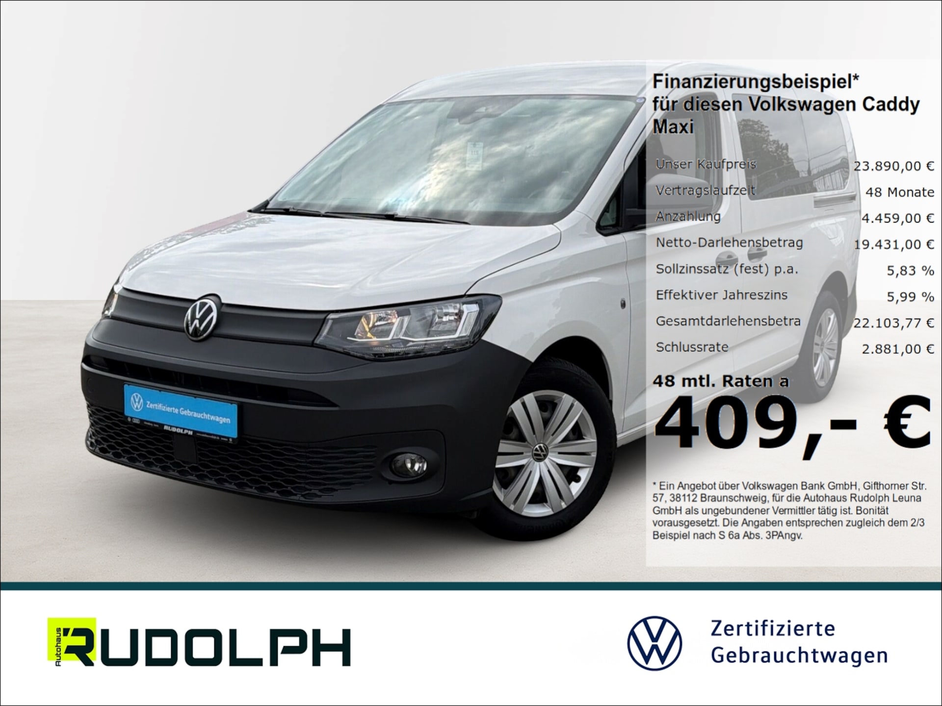 Volkswagen Caddy Maxi Kombi Basis-Modell