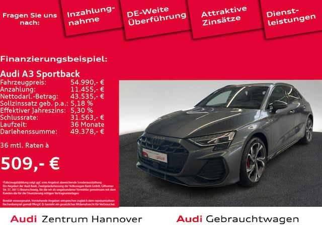 Image about Audi A3 Sportback TFSI e S line 45 TFSI e S tronic
