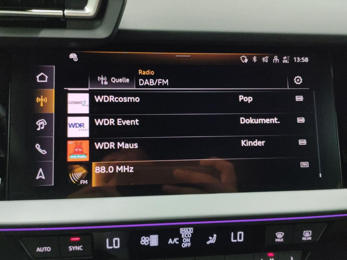 Bild über Audi A3 Sportback TDI S tronic - für weitere Informationen kontaktieren Sie den Audi Partner
