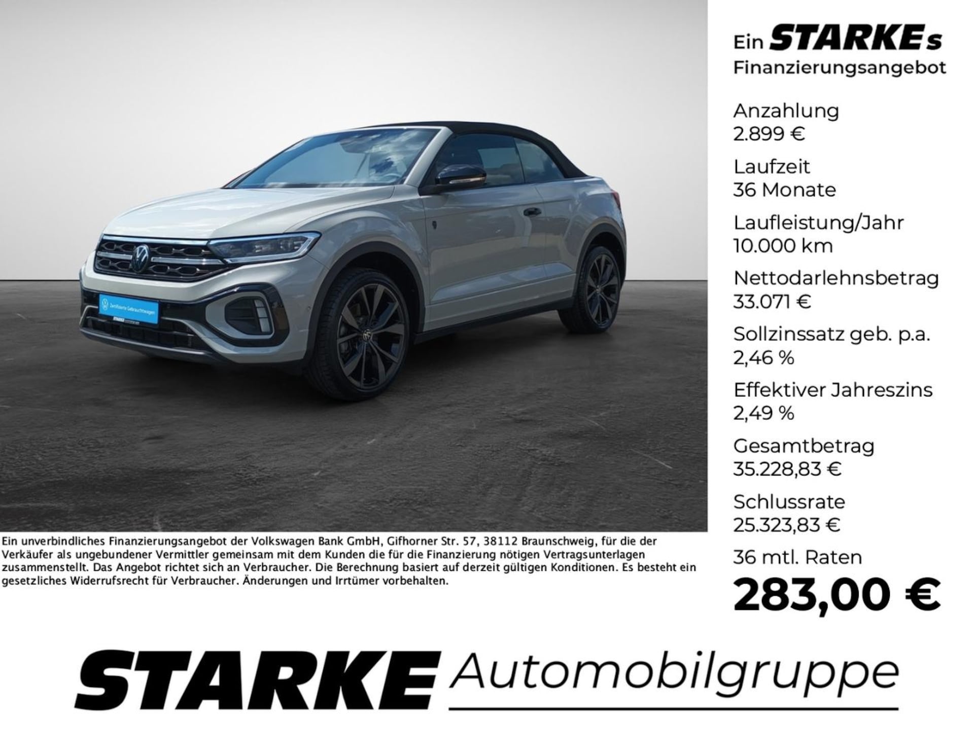 Volkswagen T-Roc Cabriolet R-Line