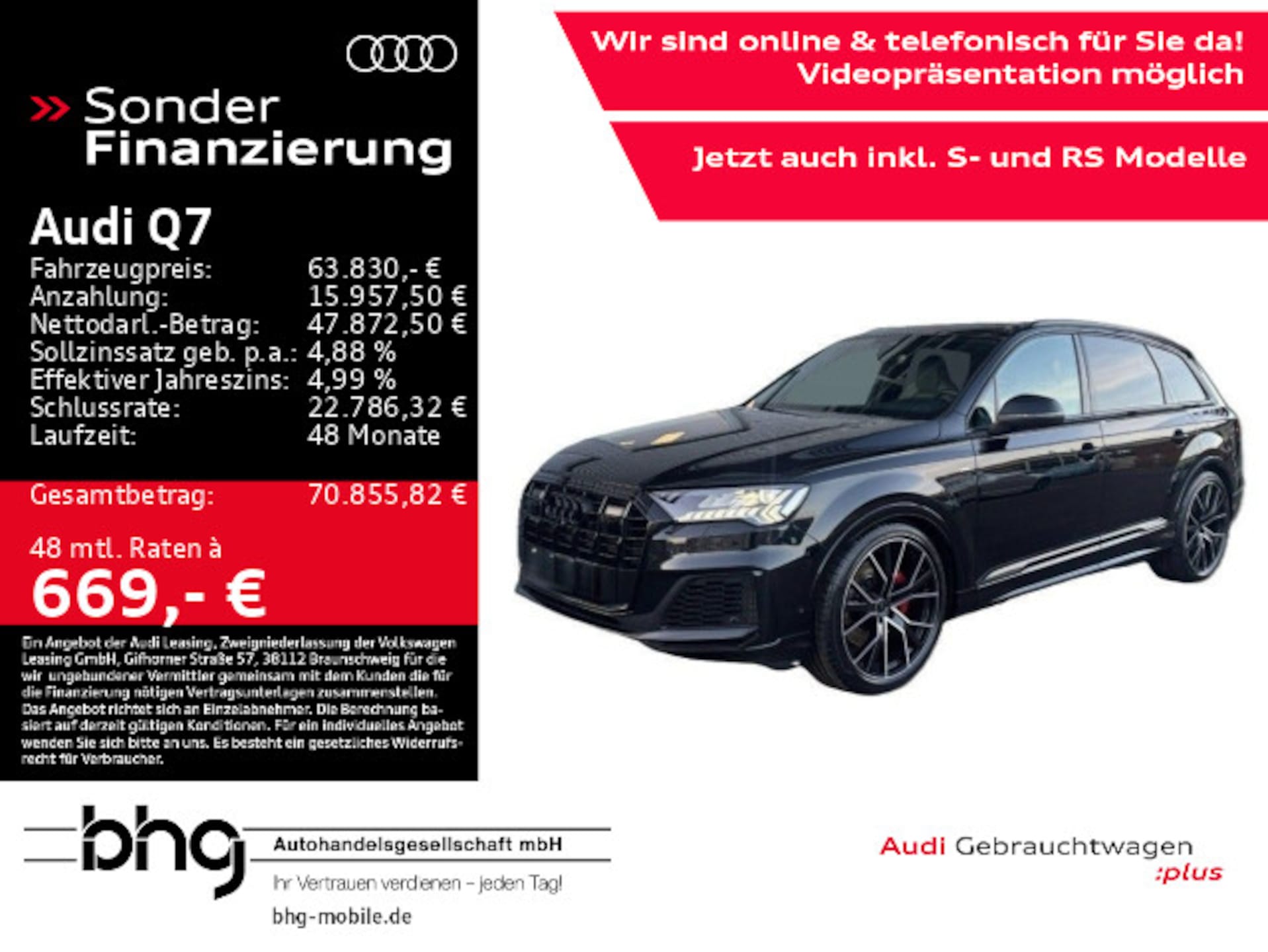Audi Q7 SUV S line