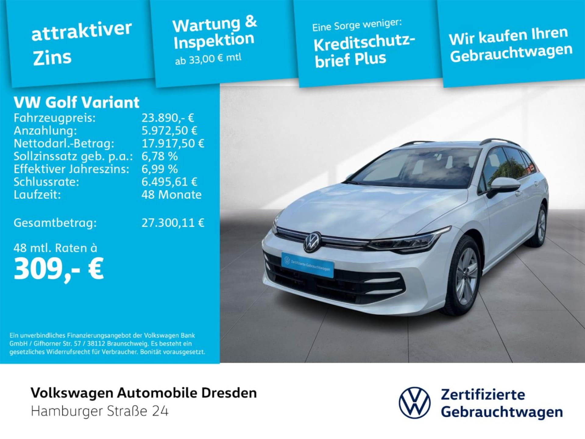 Volkswagen Golf Variant Life
