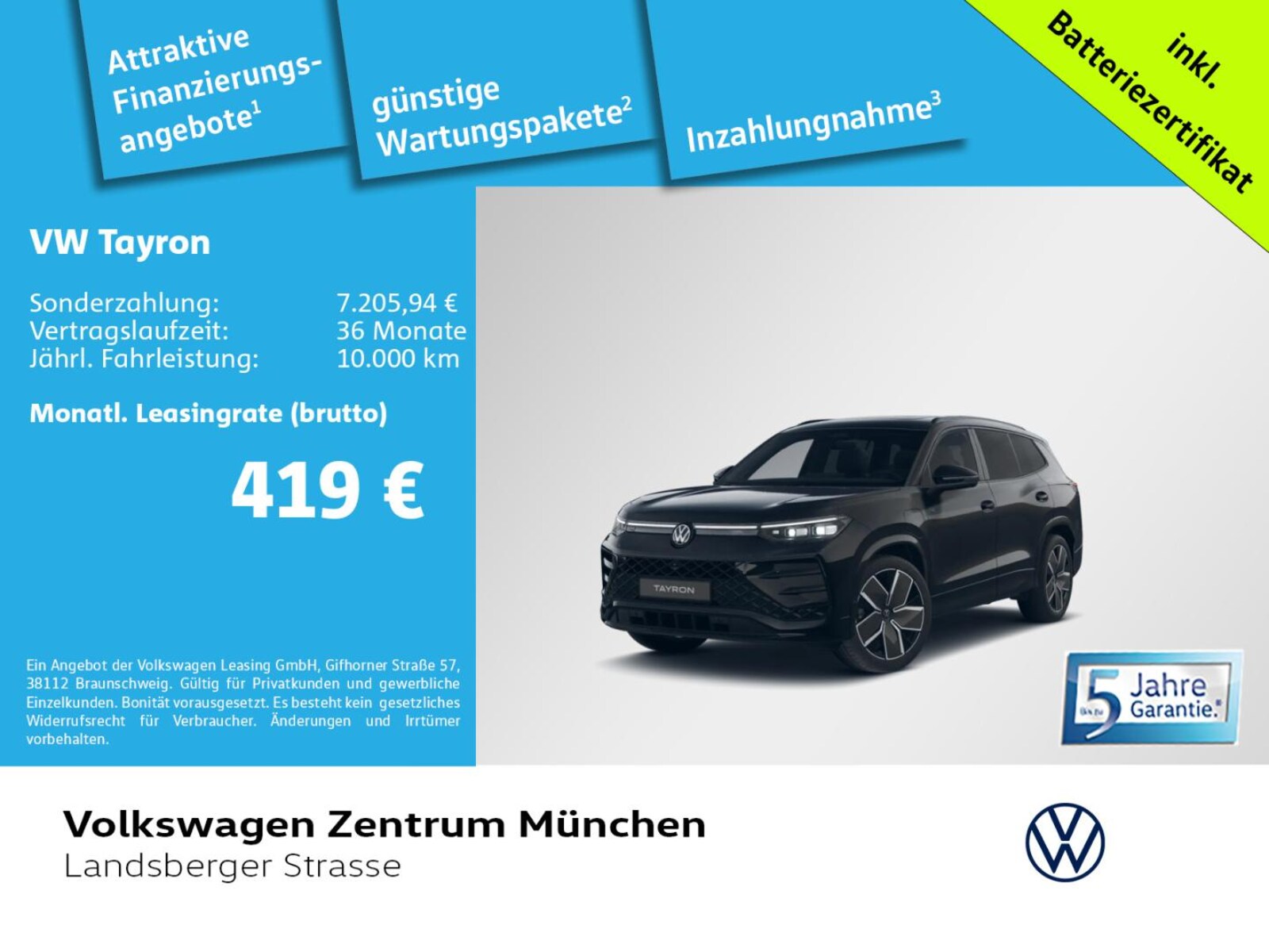 Volkswagen Tayron – Bild 2