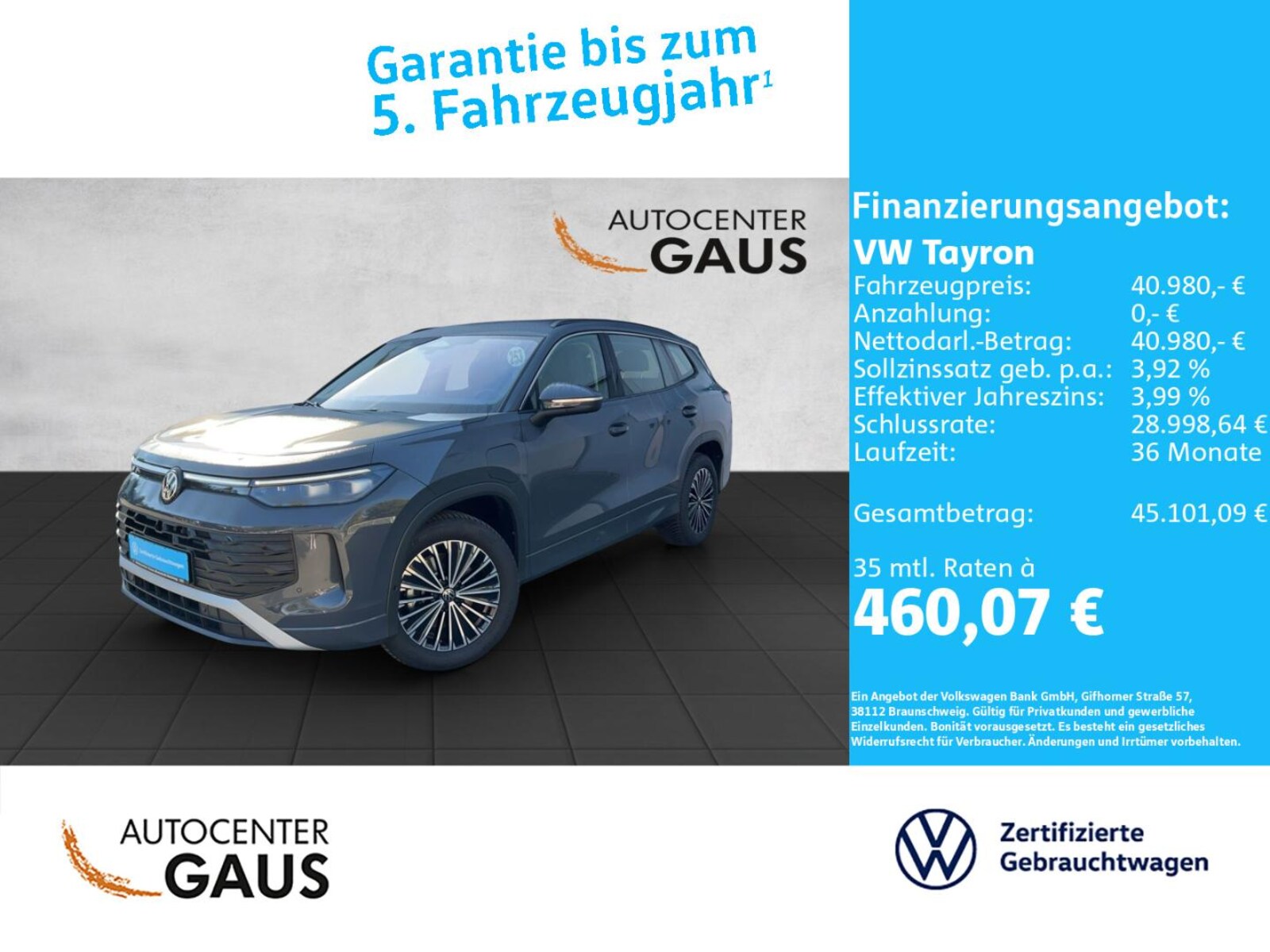 Volkswagen Tayron – Bild 2