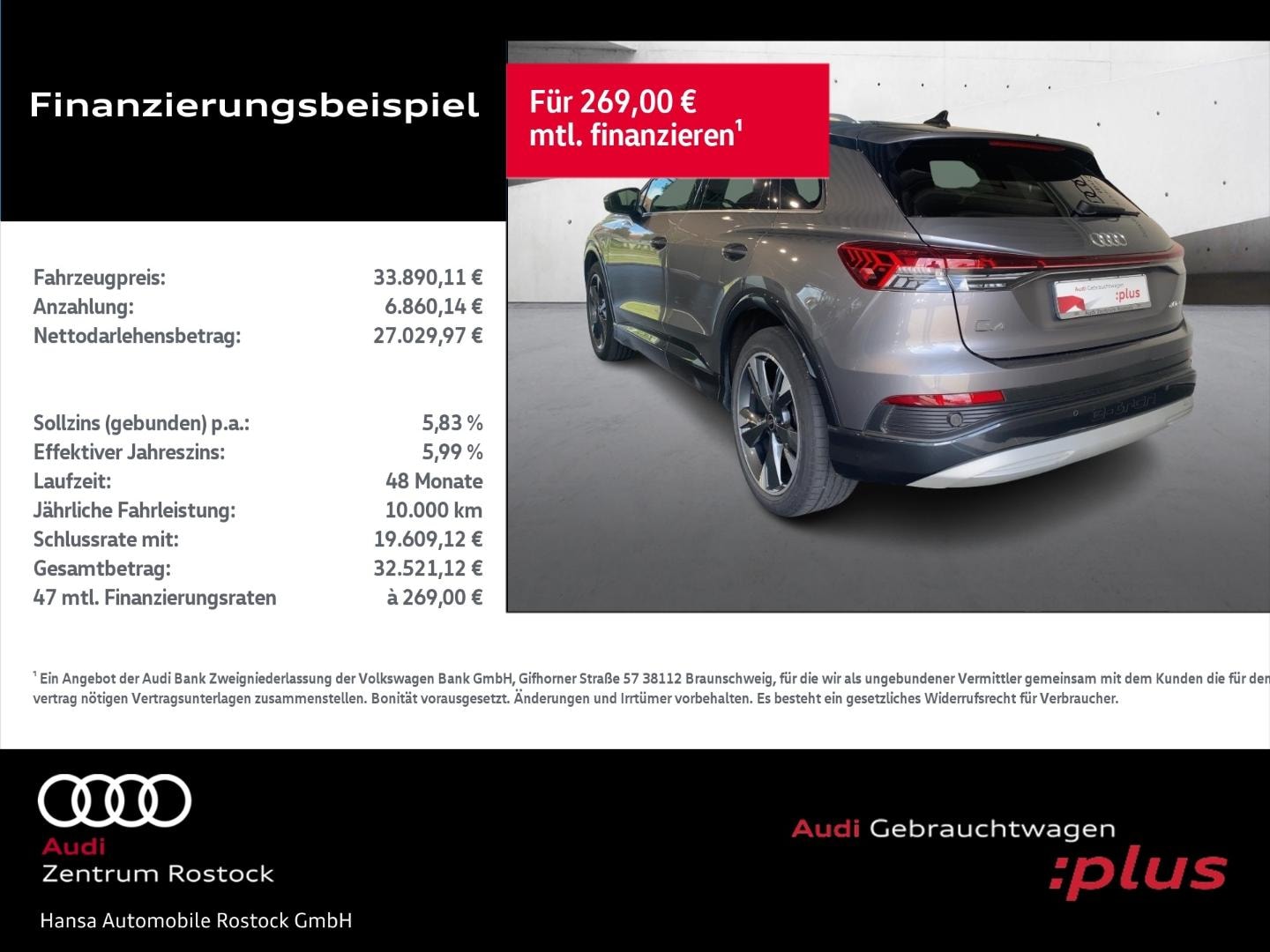 Bild über Audi Q4 e-tron 40 e-tron - für weitere Informationen kontaktieren Sie den Audi Partner