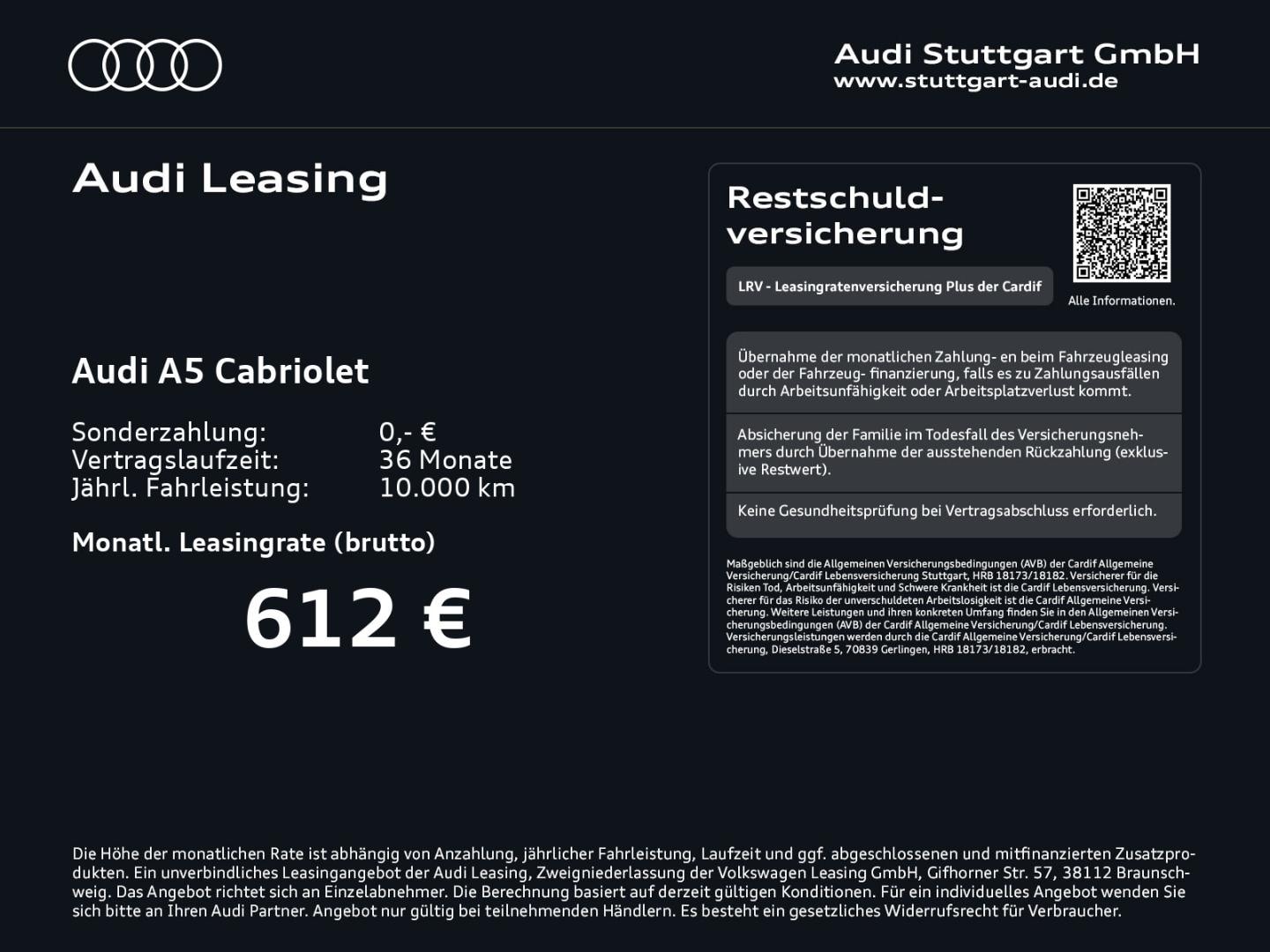 Bild über Audi A5 Cabriolet S line 45 TFSI quattro S tronic - für weitere Informationen kontaktieren Sie den Audi Partner