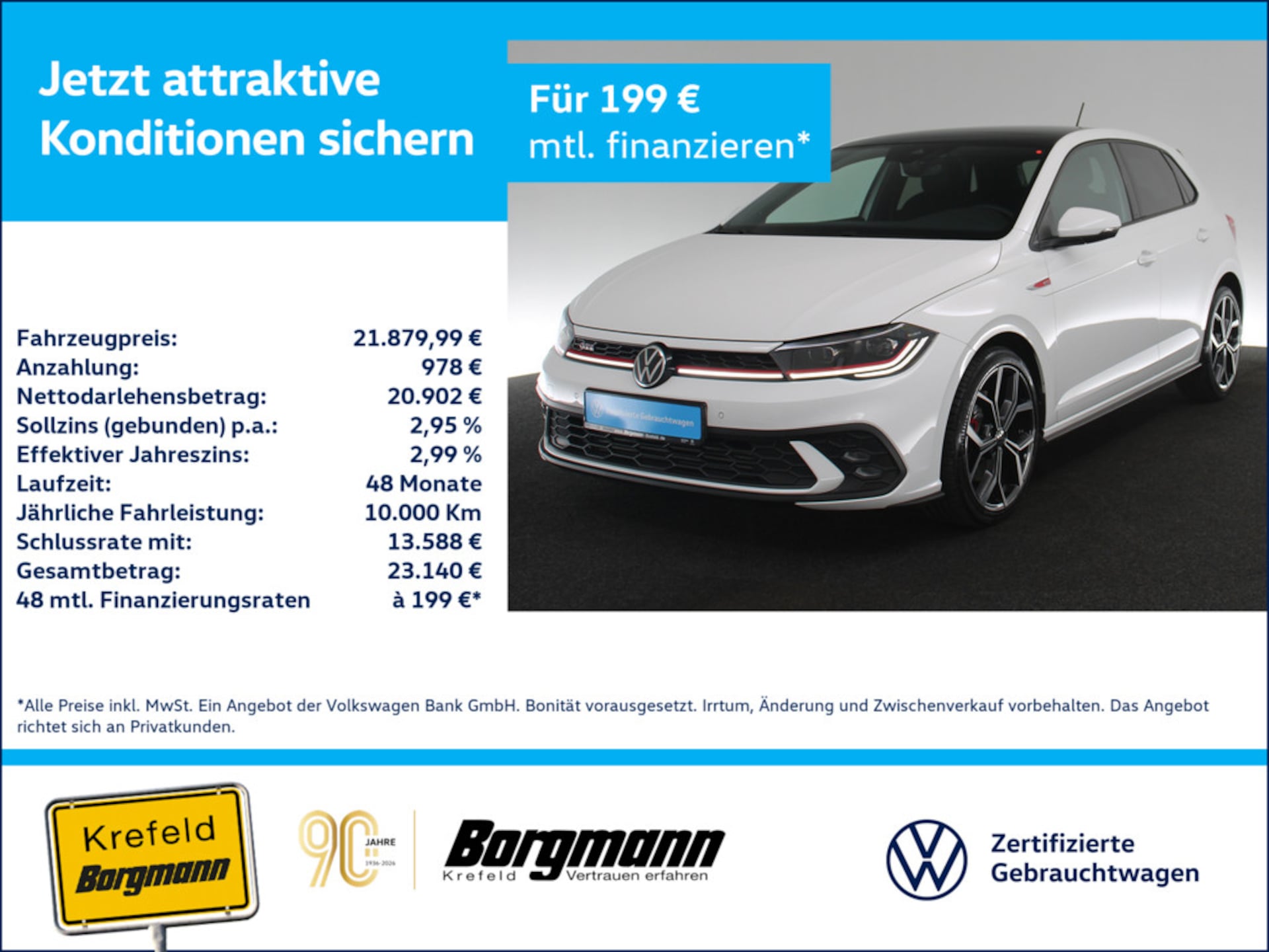 Volkswagen Polo — Volkswagen Polo Polo 2.0 TSI GTI MATRIX-LED PANO ACC NAVI SHZ