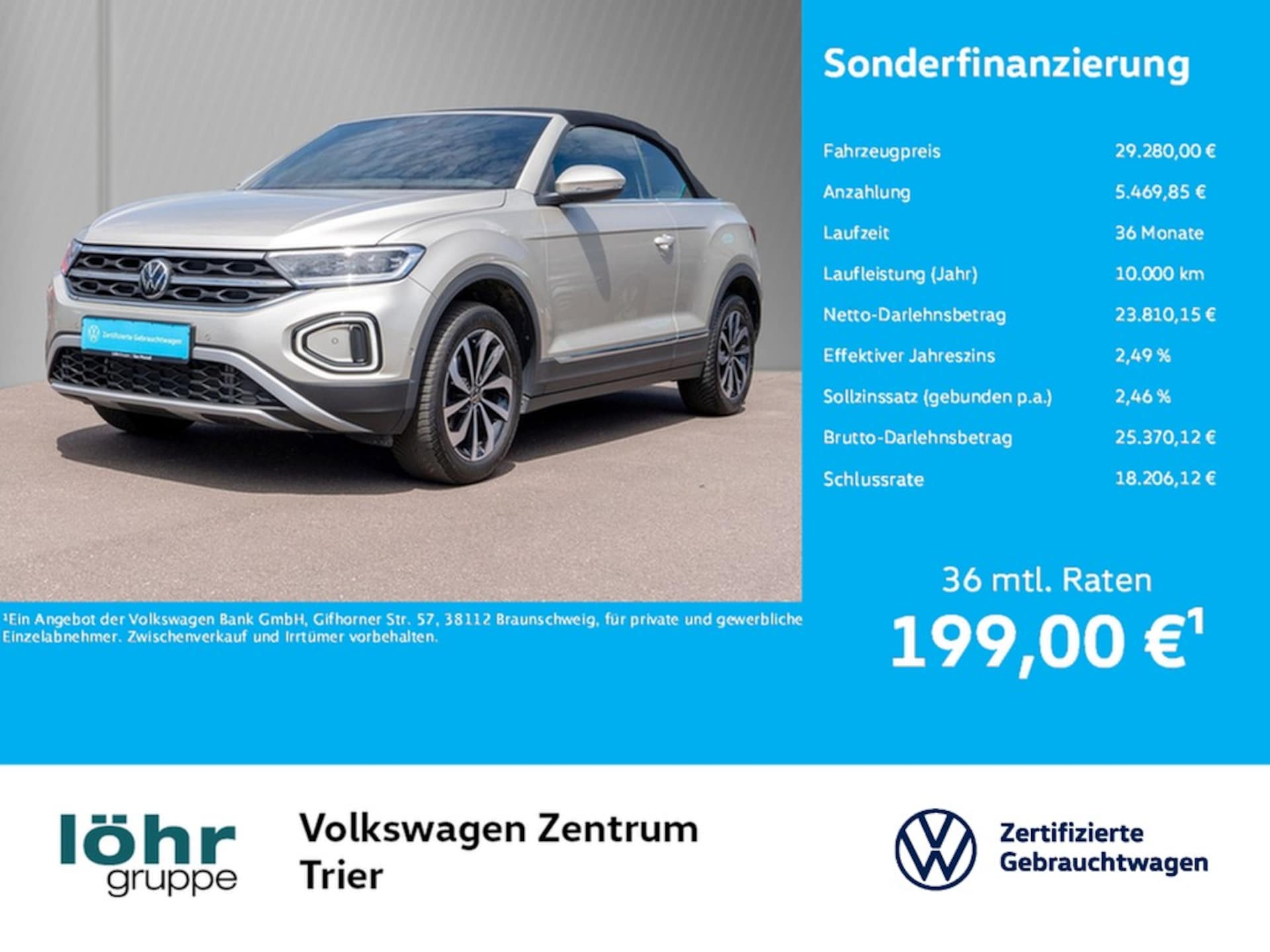 Volkswagen T-Roc Cabriolet Style