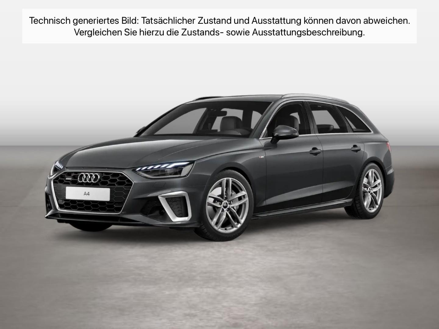 Bild über Audi A4 Avant S line 40 TFSI quattro 150(204) kW(PS) S tronic - für weitere Informationen kontaktieren Sie den Audi Partner