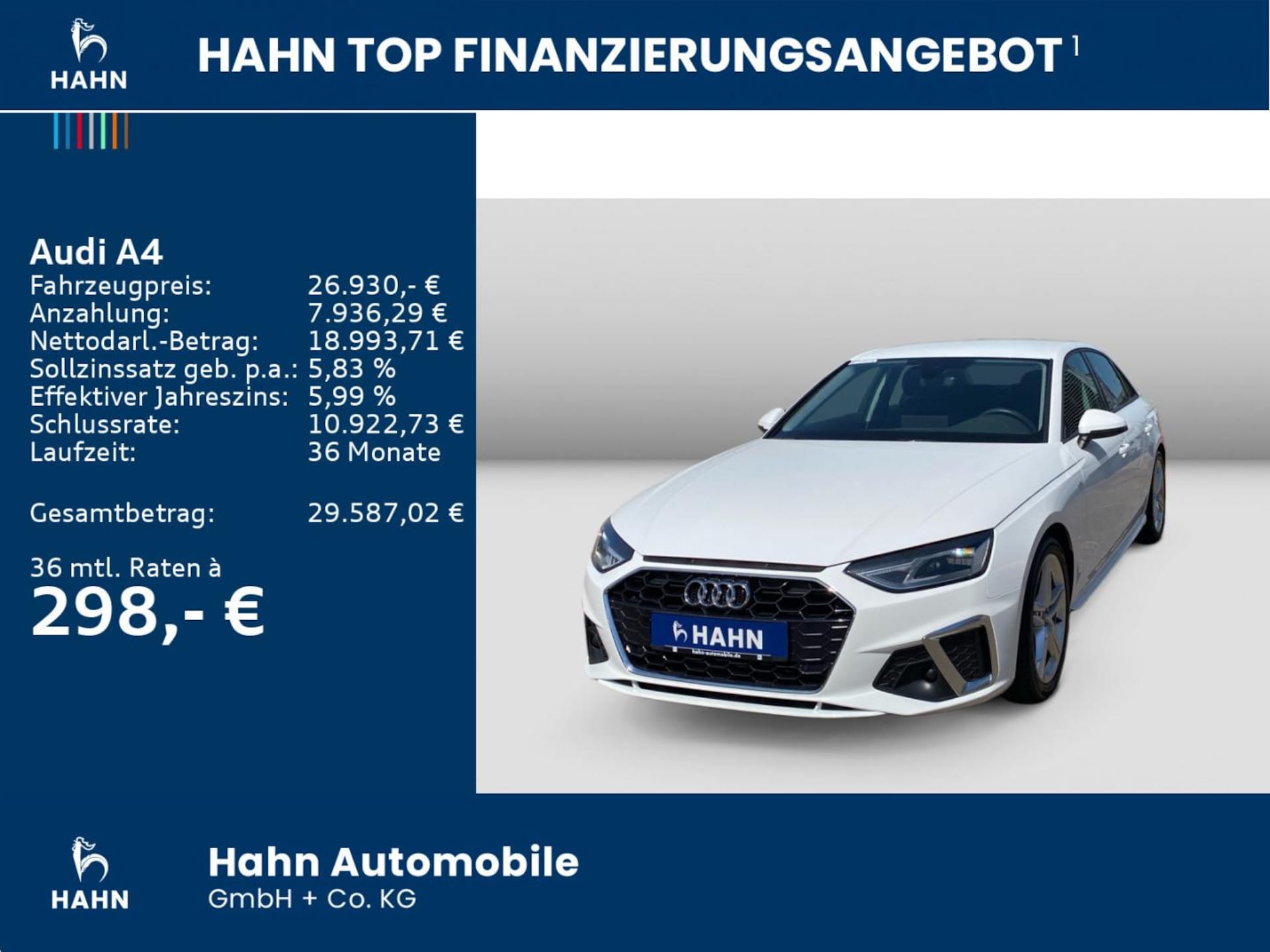 Audi A4 Limousine S line