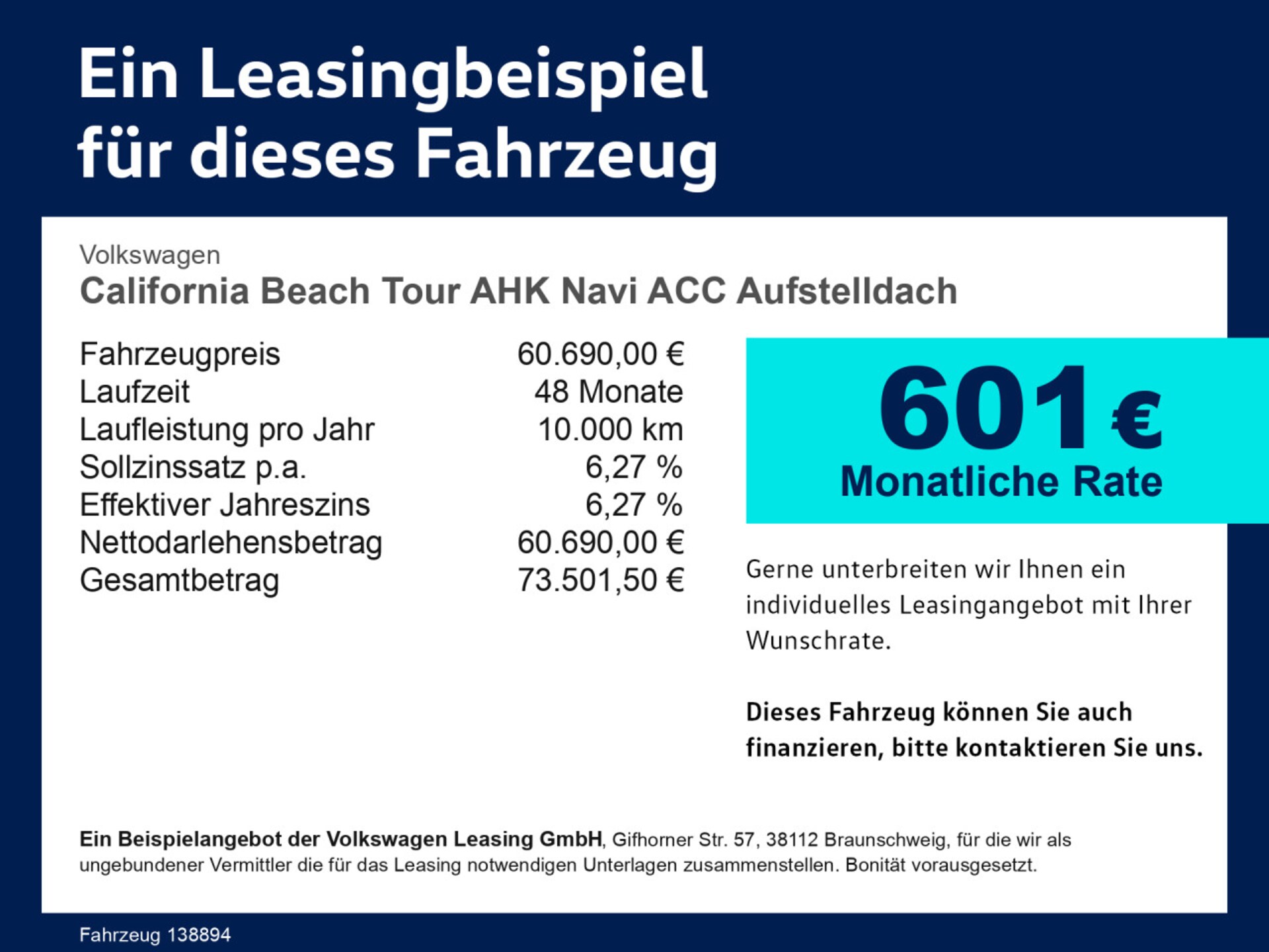 Volkswagen California Beach Camper