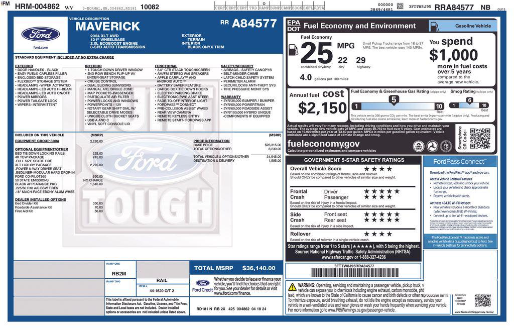 2024 Ford Maverick XLT - Photo 36