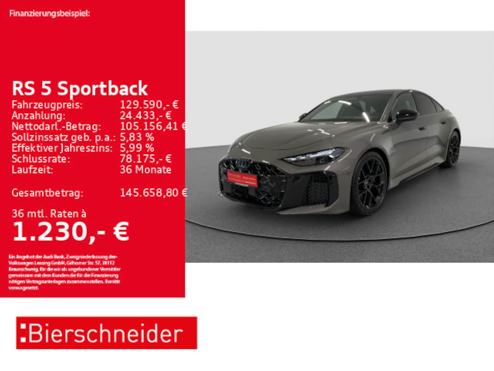 Audi RS 5 Limousine