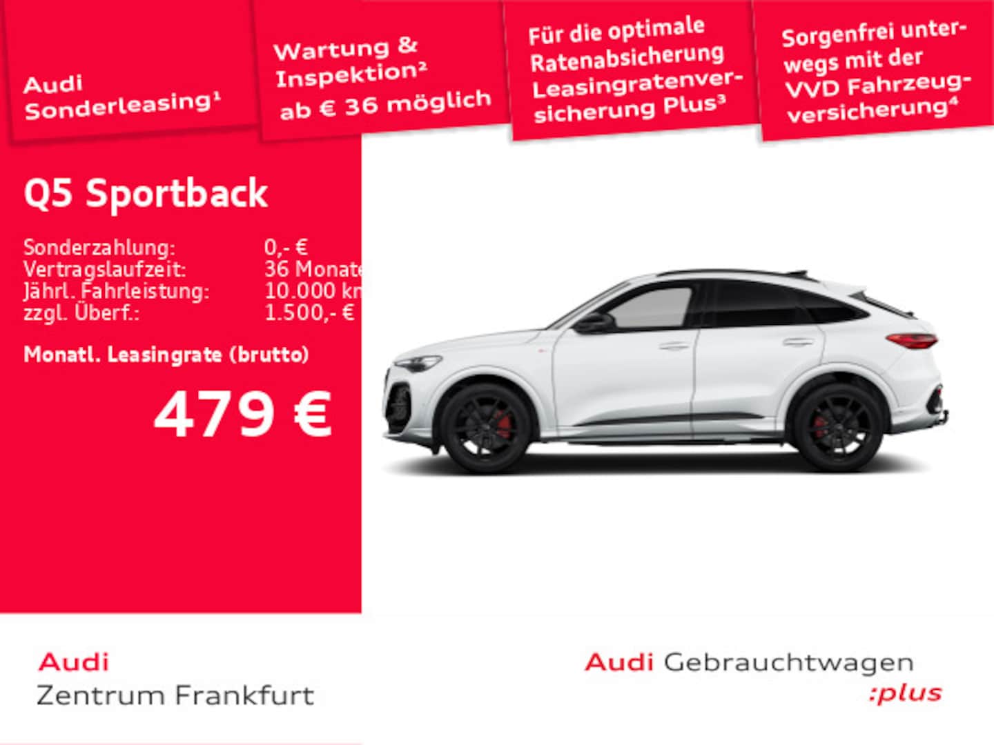 Bild über Audi Q5 Sportback TFSI 150 kW S tronic - für weitere Informationen kontaktieren Sie den Audi Partner