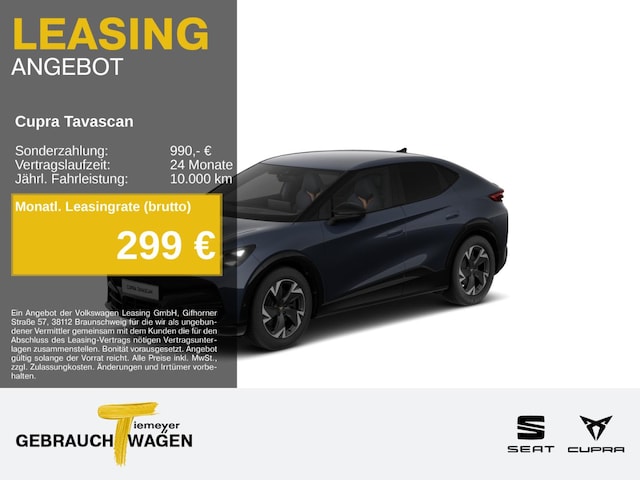 CUPRA Tavascan ENDURANCE eSITZE MEMORY 360 PARKLENK (SA005551)