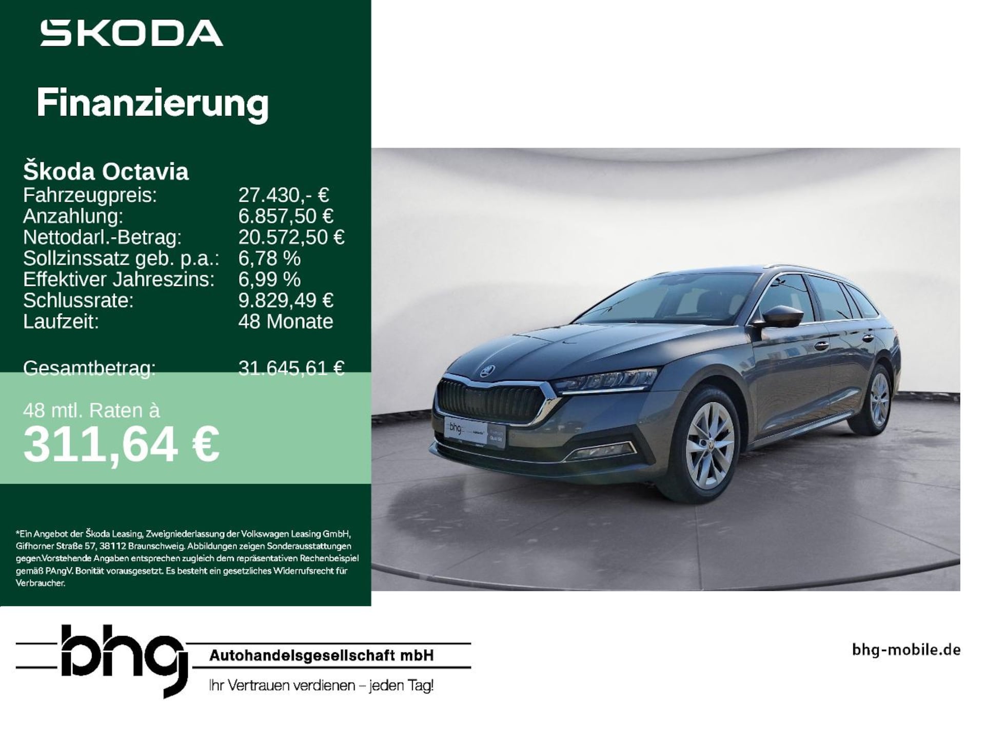 Skoda Octavia Combi Style