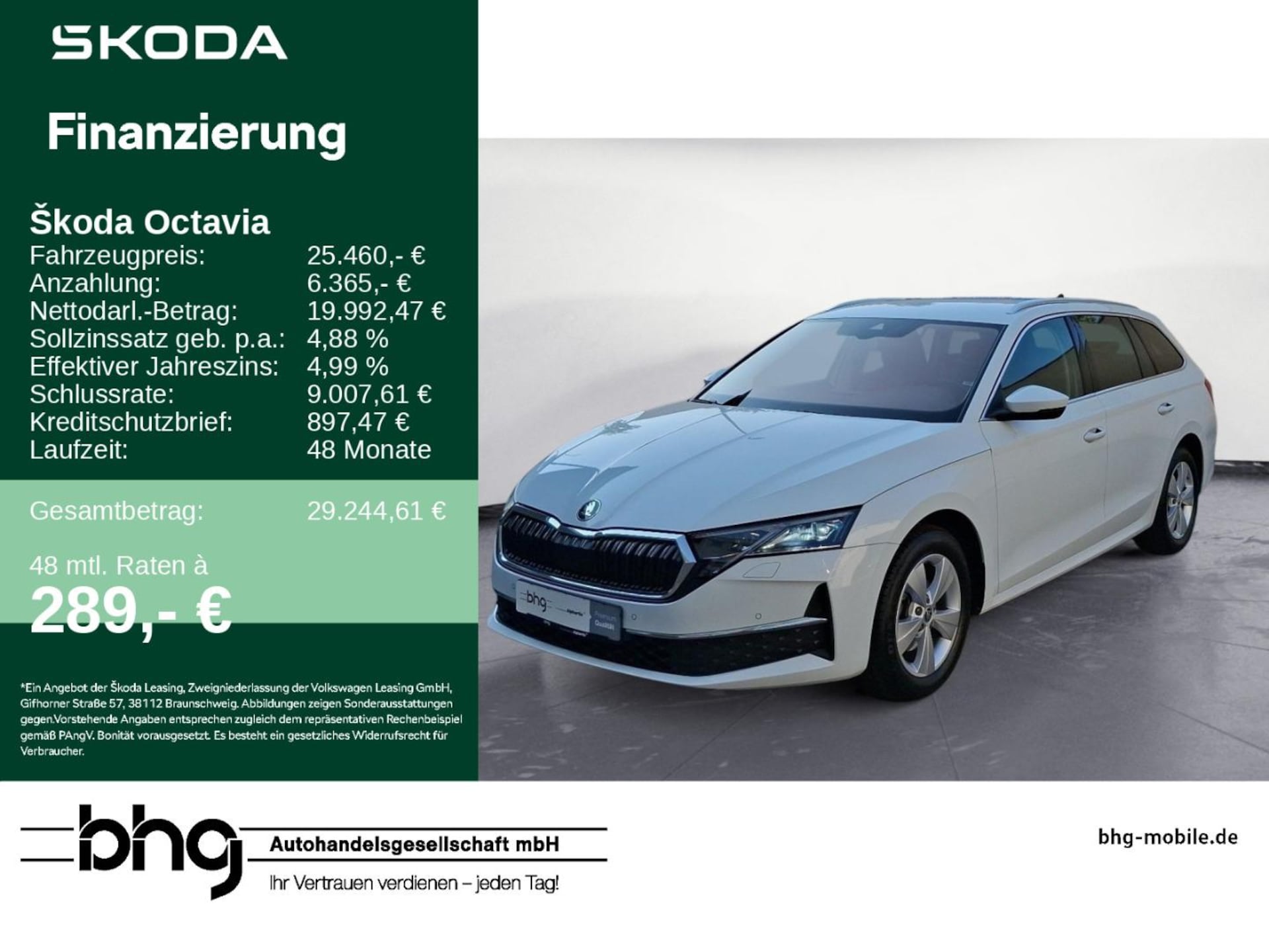 Skoda Octavia Combi Selection