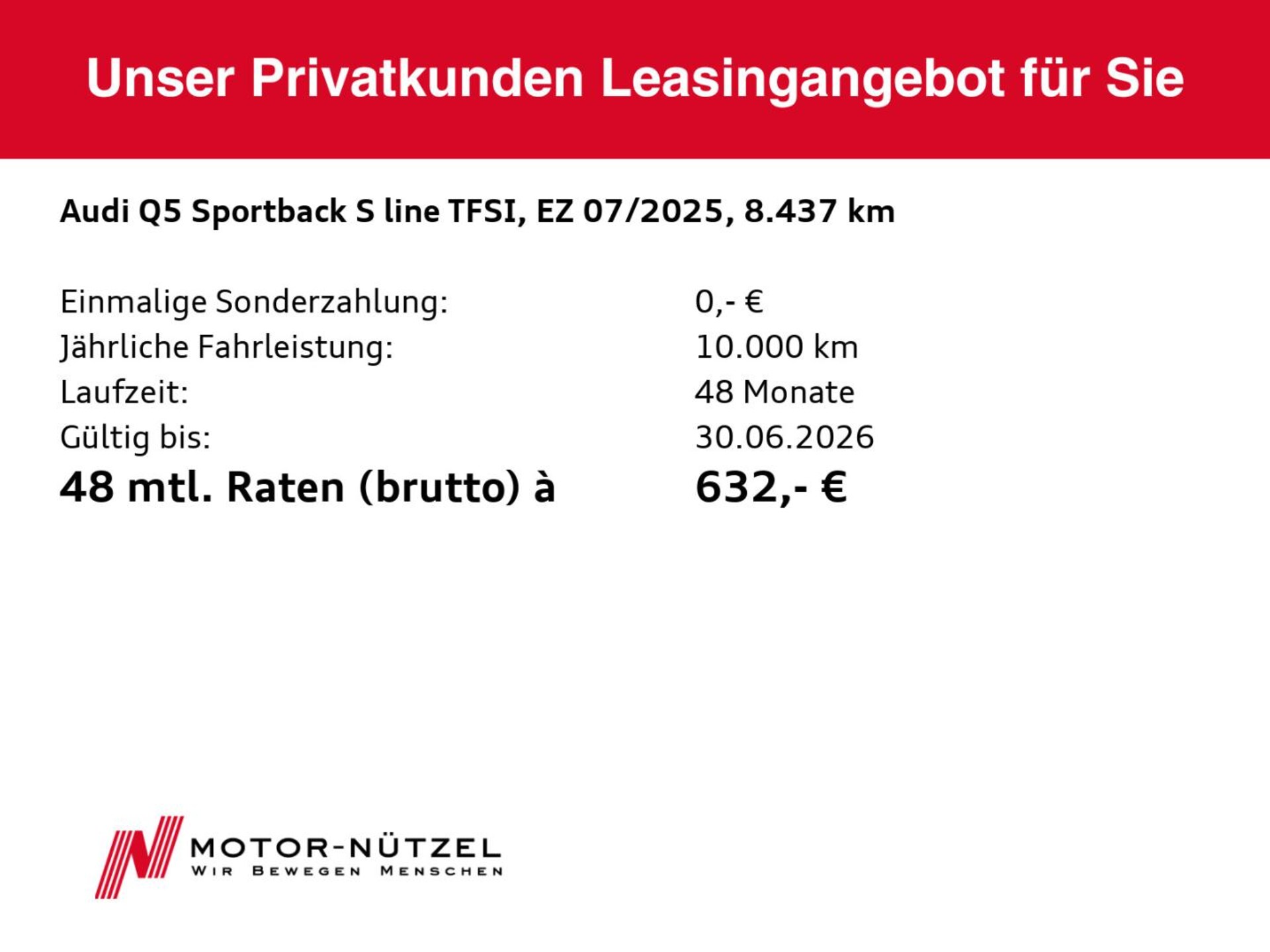 Audi Q5 Sportback TFSI e S line