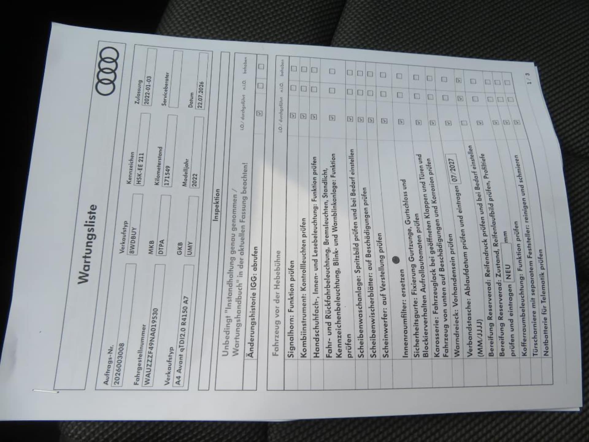 Audi A4 Avant Advanced