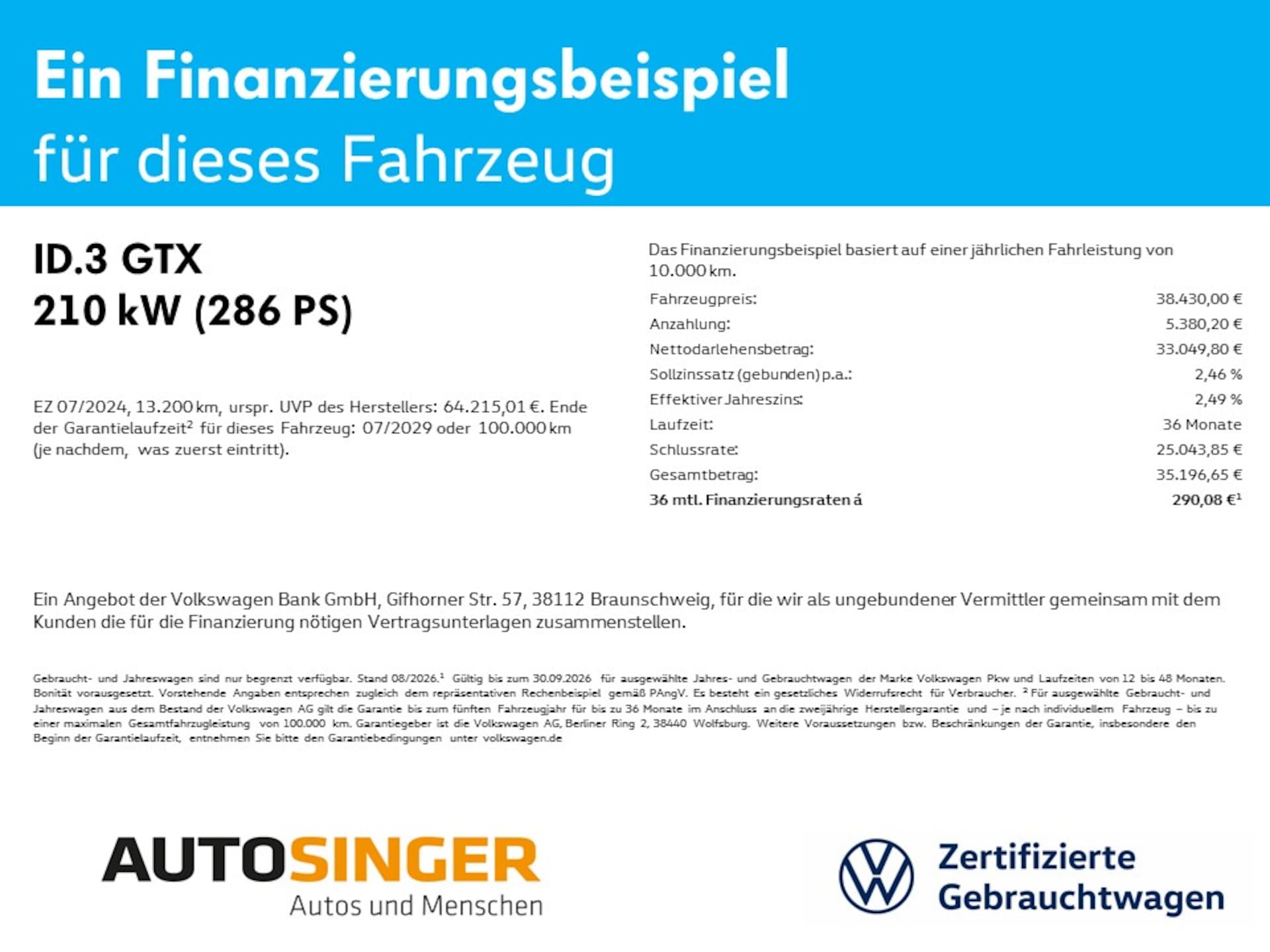 Volkswagen ID.3 GTX