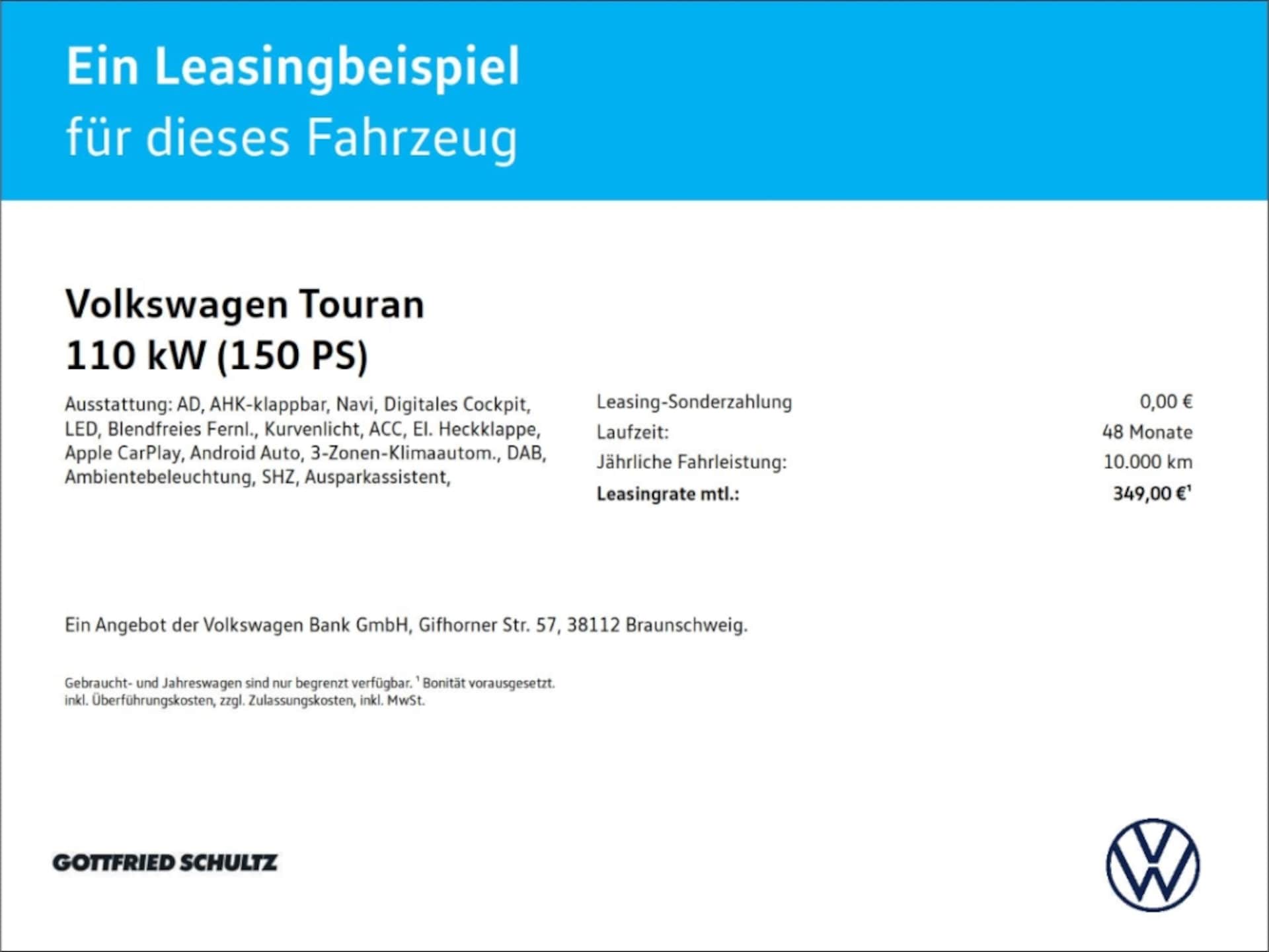 Volkswagen Touran Comfortline