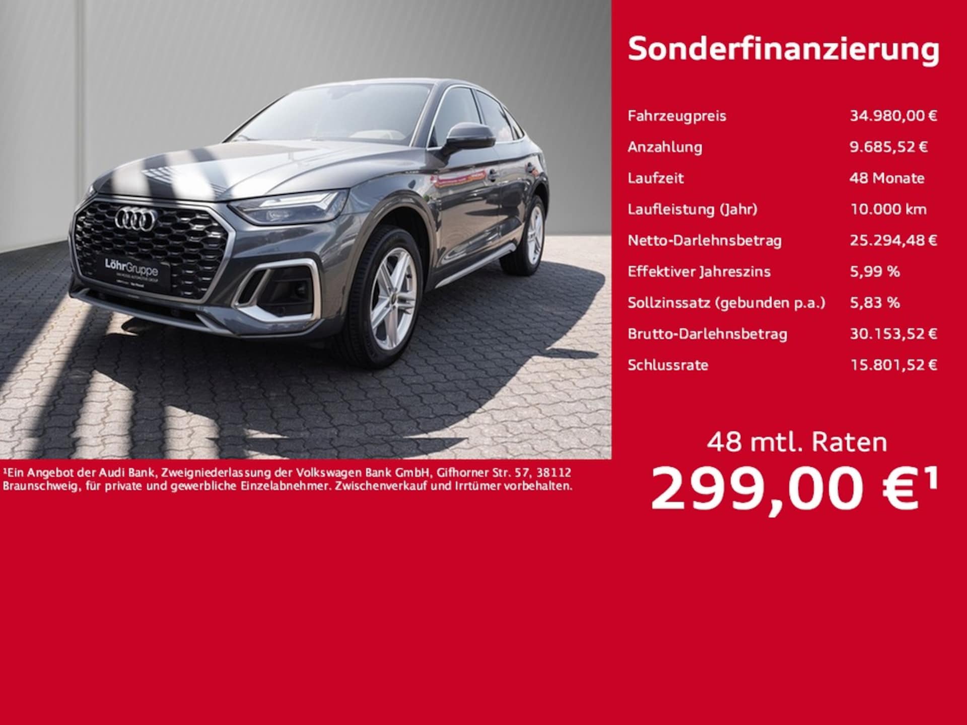 Audi Q5 Sportback S line