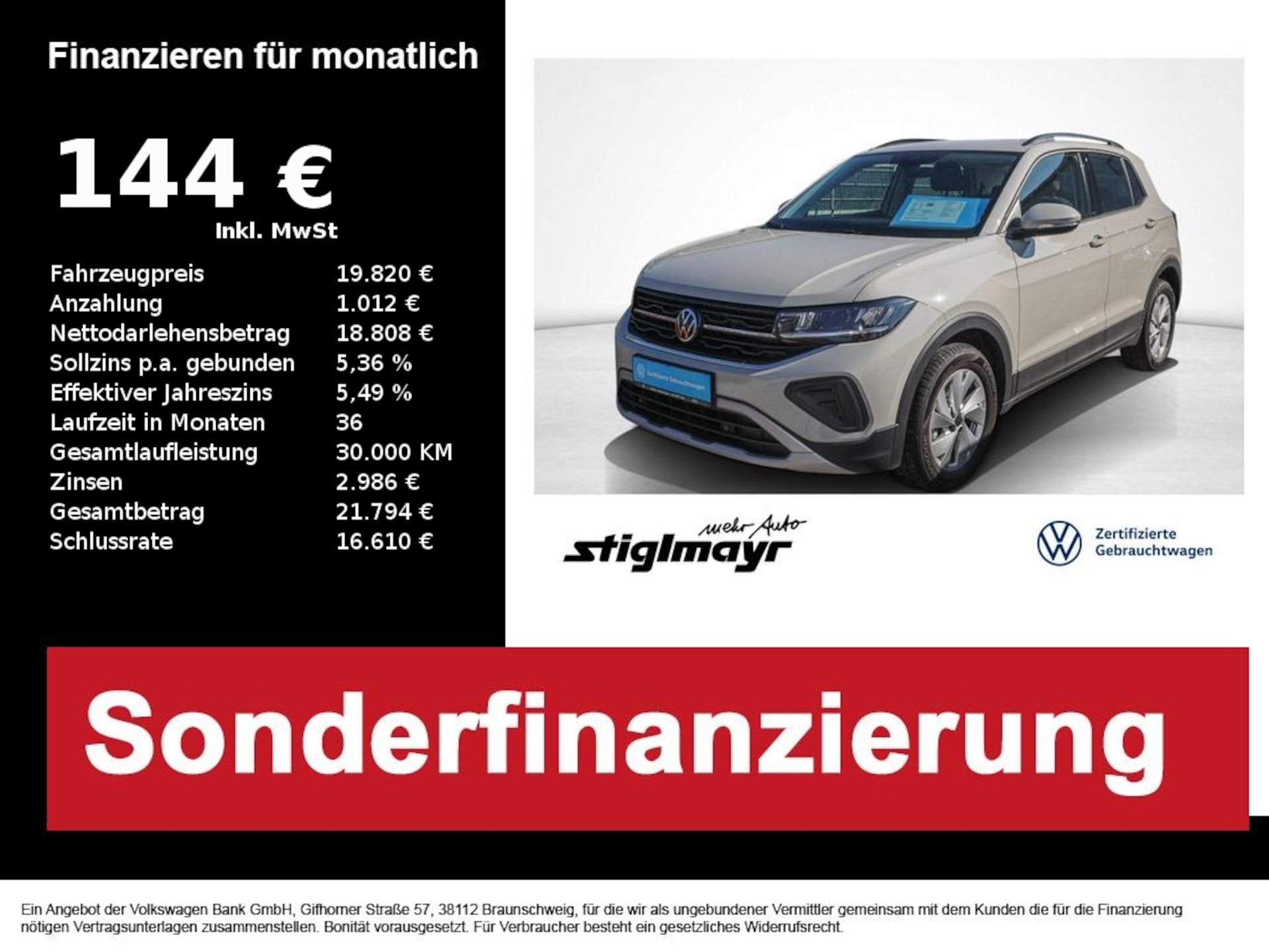Volkswagen T-Cross Life