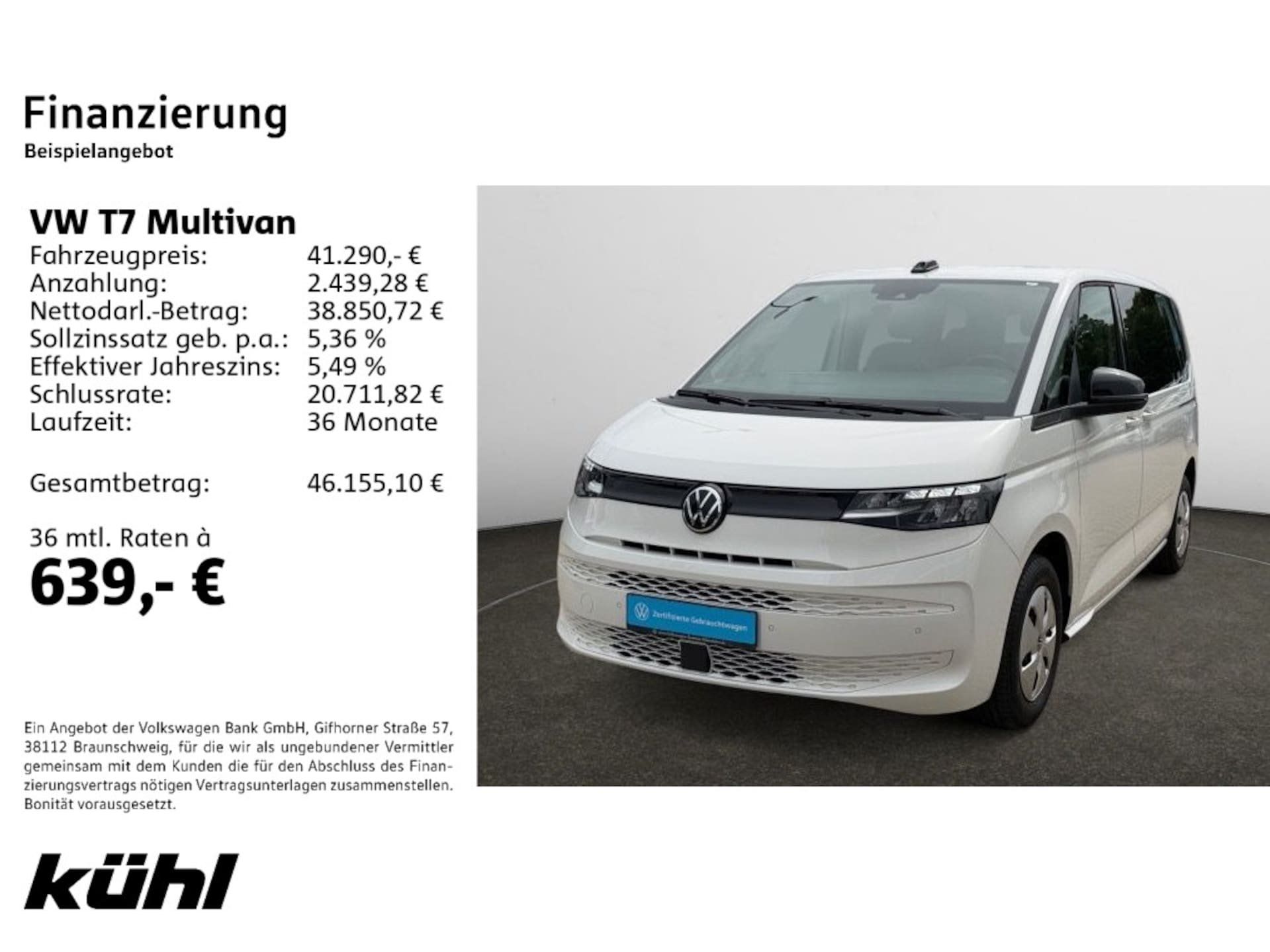 Volkswagen Multivan Basis-Modell