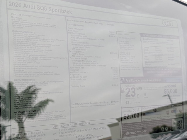2026 Audi SQ5 Sportback