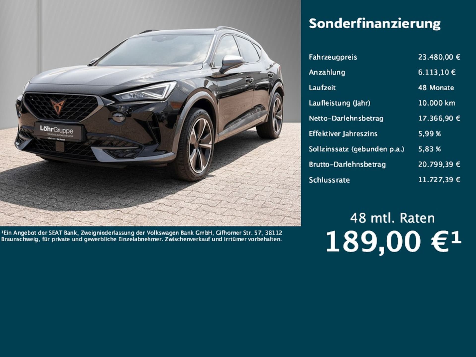 Cupra Formentor 2023 — Formentor 1.5 DSG /LED/Full-Link/DAB+/ACC