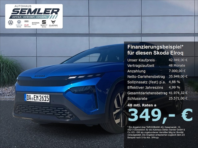 Skoda Elroq 60 Sportline MATRIX NAVI WP E-HKP ACC (DA-EM-2615)